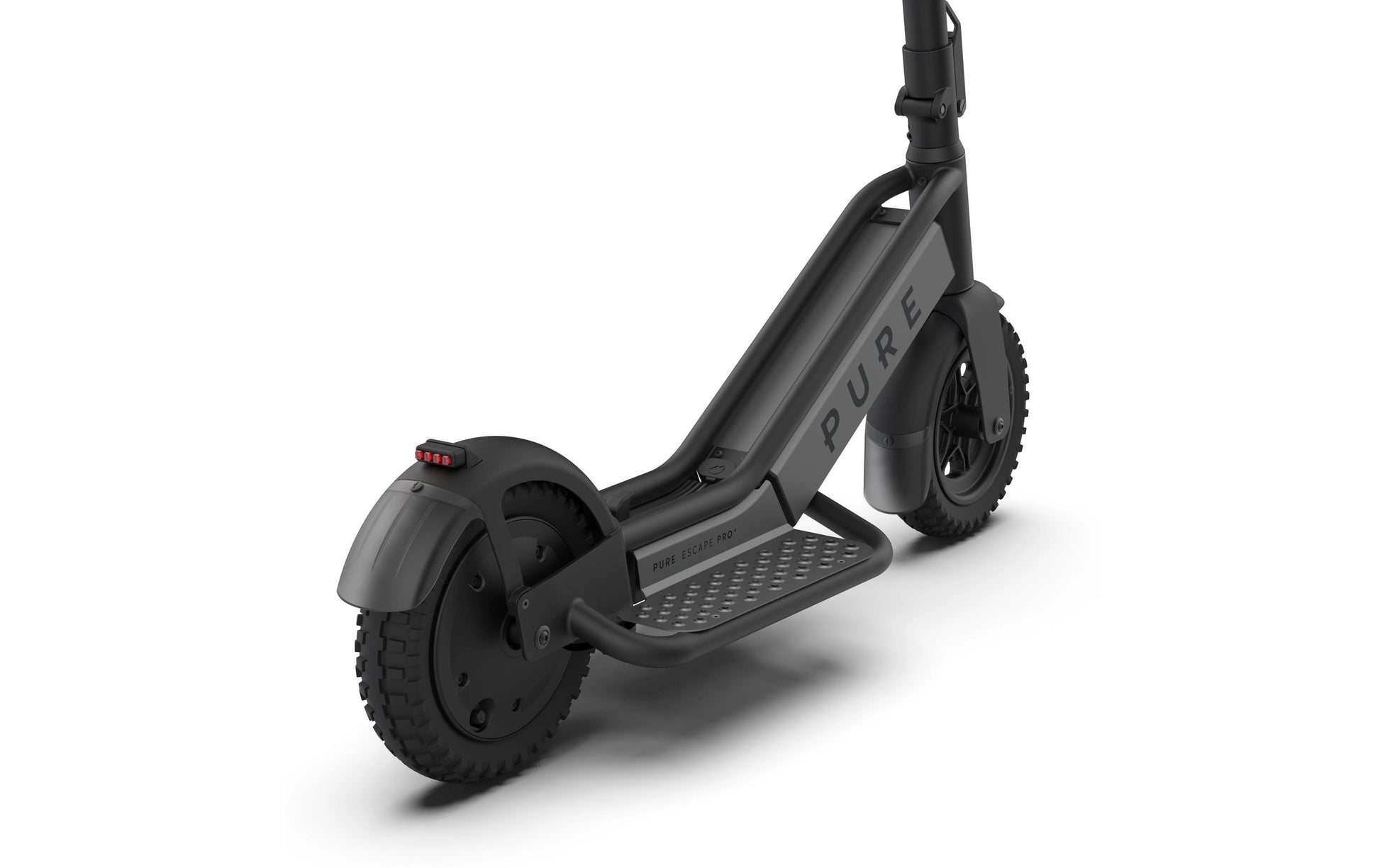 Pure electric Elektrischer Scooter – 900 W, faltbar, zugelassen – 12 Ah, bis 40 km Reichweite – schwarz