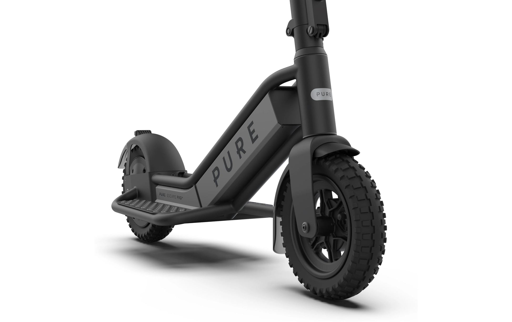 Pure electric Elektrischer Scooter – 900 W, faltbar, zugelassen – 12 Ah, bis 40 km Reichweite – schwarz
