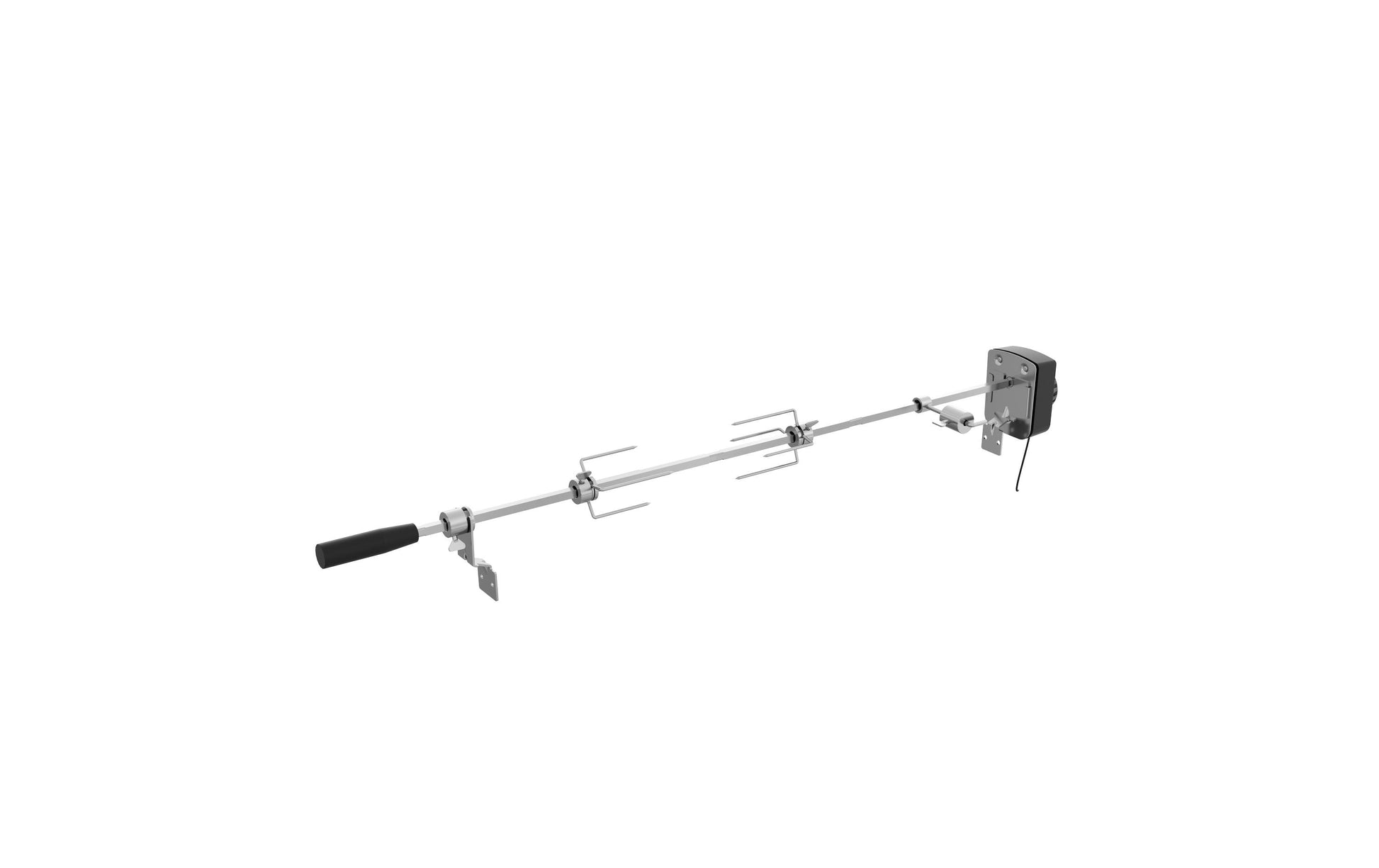 OUTDOORCHEF Drehspiess-Set – 110,0 × 11,0 × 11,0 cm, Edelstahl – für Dualchef, A-Line EVO
