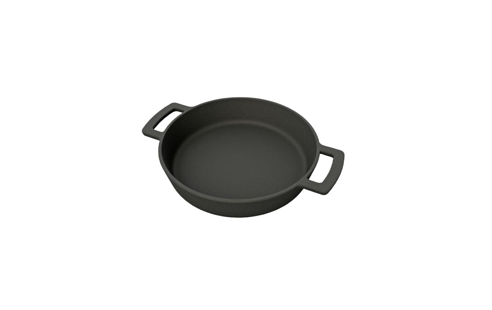 OUTDOORCHEF Kochtopf – 2 l, Ø 28 cm, Gusseisen, Schwarz