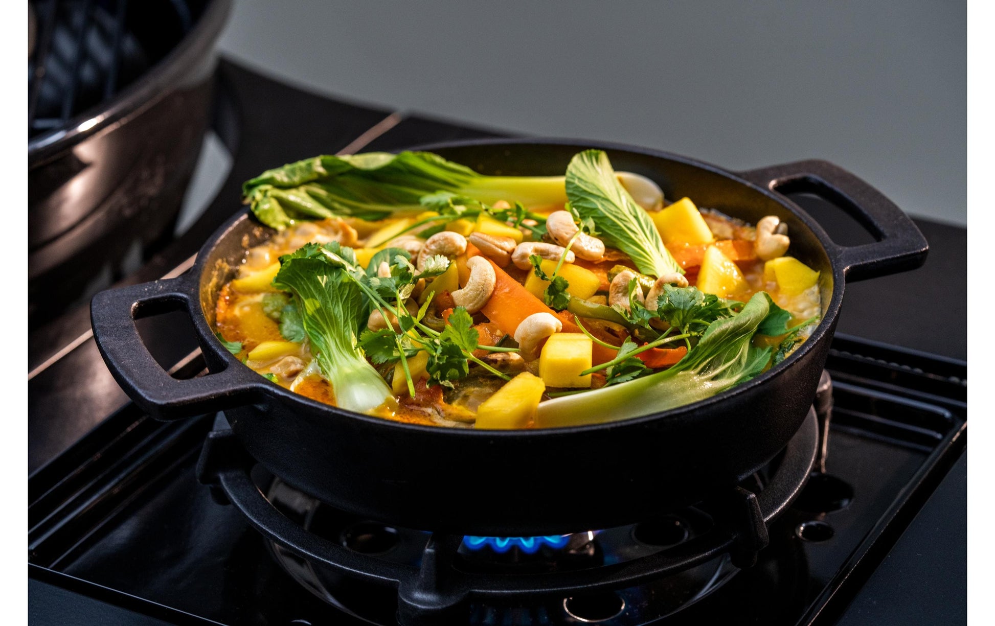OUTDOORCHEF Kochtopf – 1 l, Ø 23 cm, Gusseisen, Schwarz