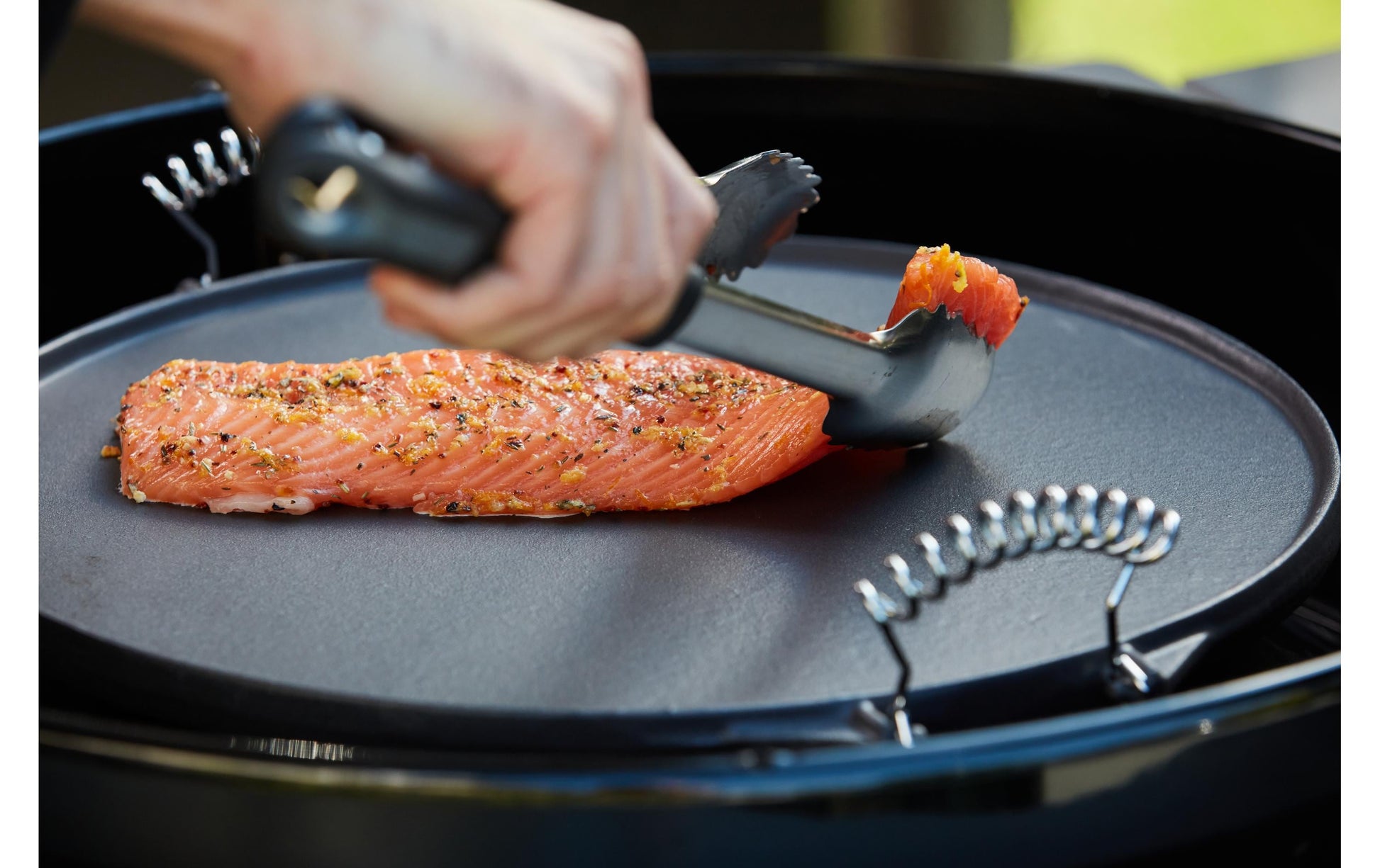 OUTDOORCHEF Grillplatte S, Ø 33 cm, H 1,8 cm, Gusseisen – für 420 Grill