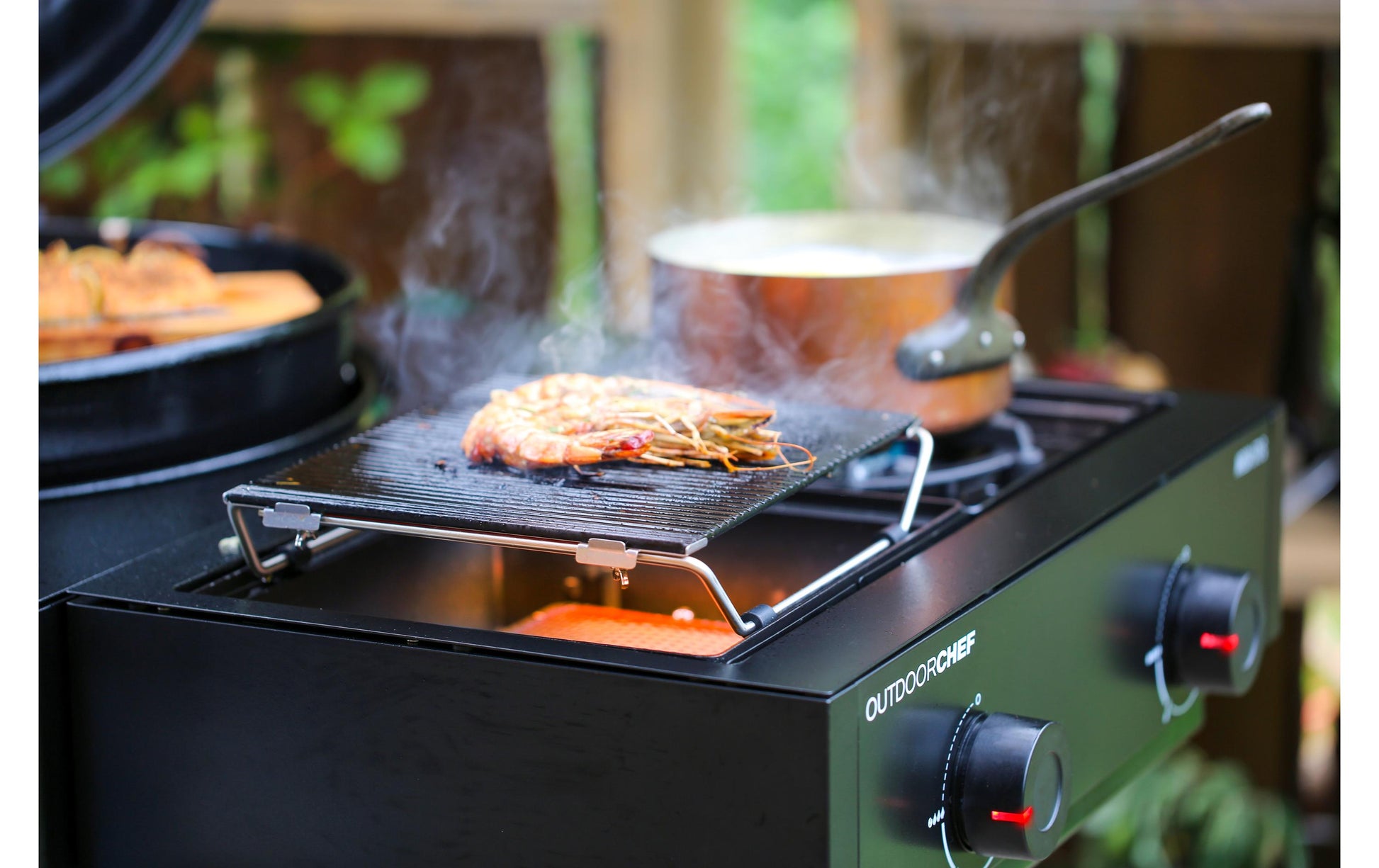 OUTDOORCHEF BLAZINGLAS L – 24,2×27,2×5,6 cm – Schwarz