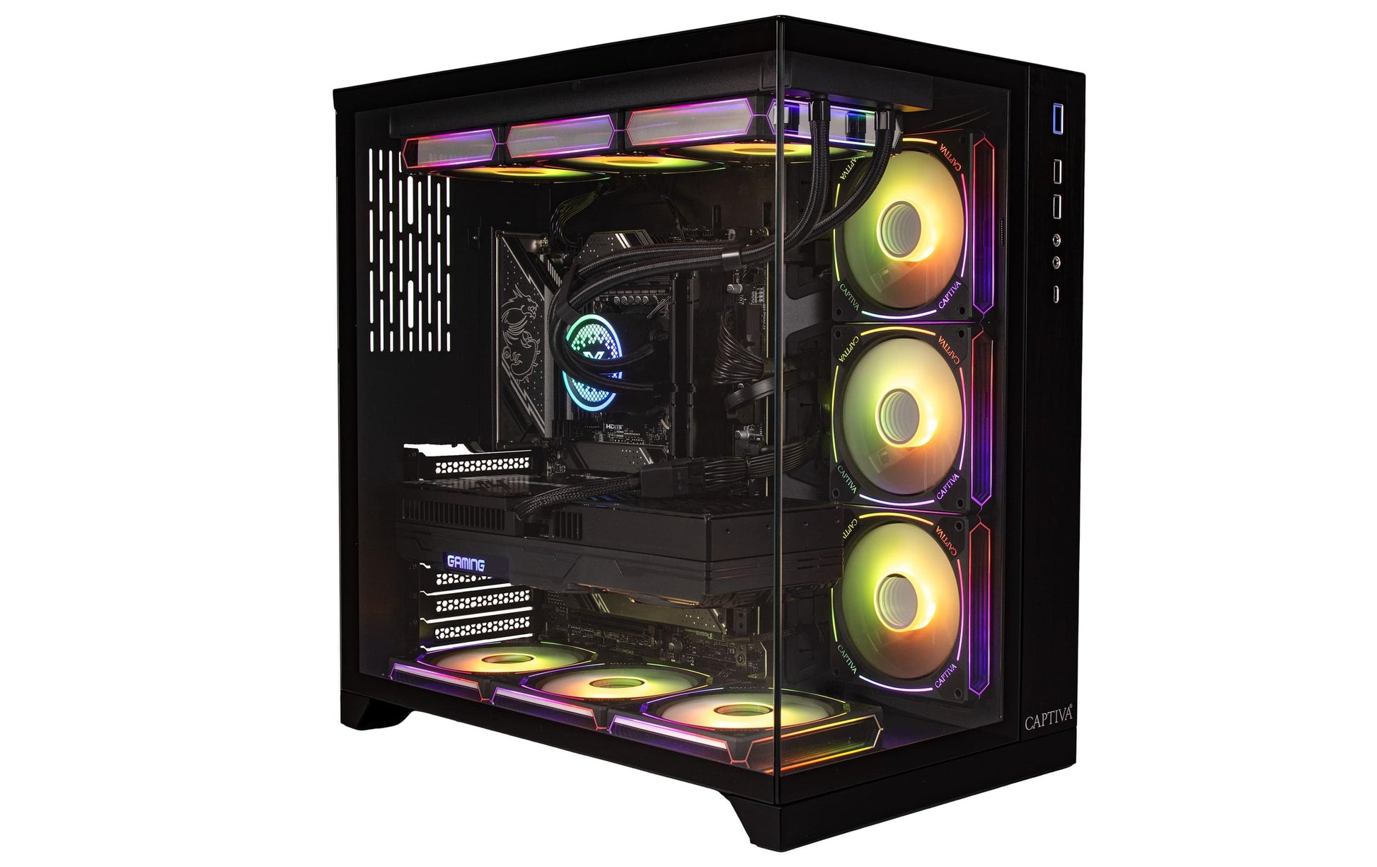 Captiva Ultimate Gaming I89-252 Tower – Intel Core i9-14900KF, 128 GB RAM, 4 TB SSD, Windows 11 Home