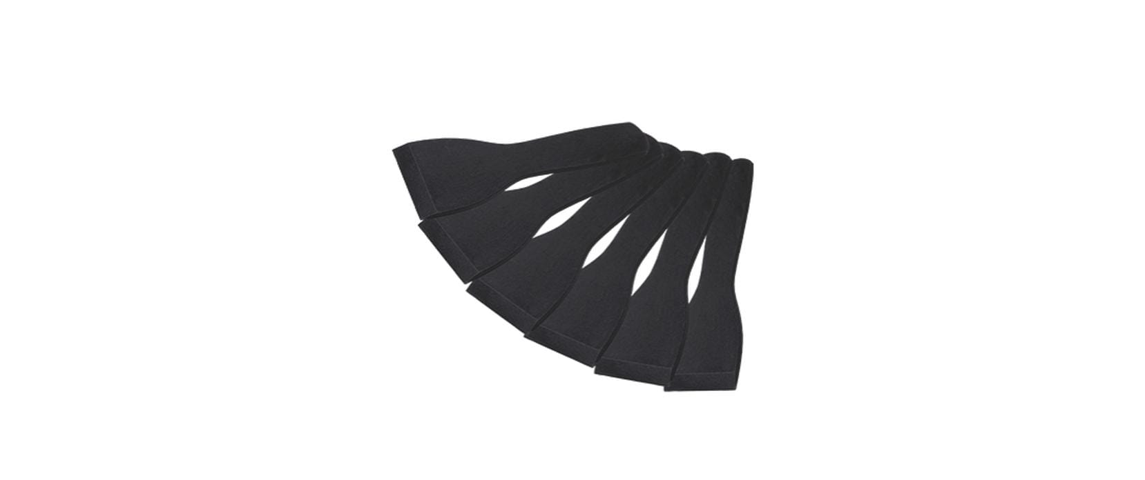 Kisag Raclette-Spachtel 6 Stk., 12 × 3,8 × 0,3 cm, Polyamid, schwarz