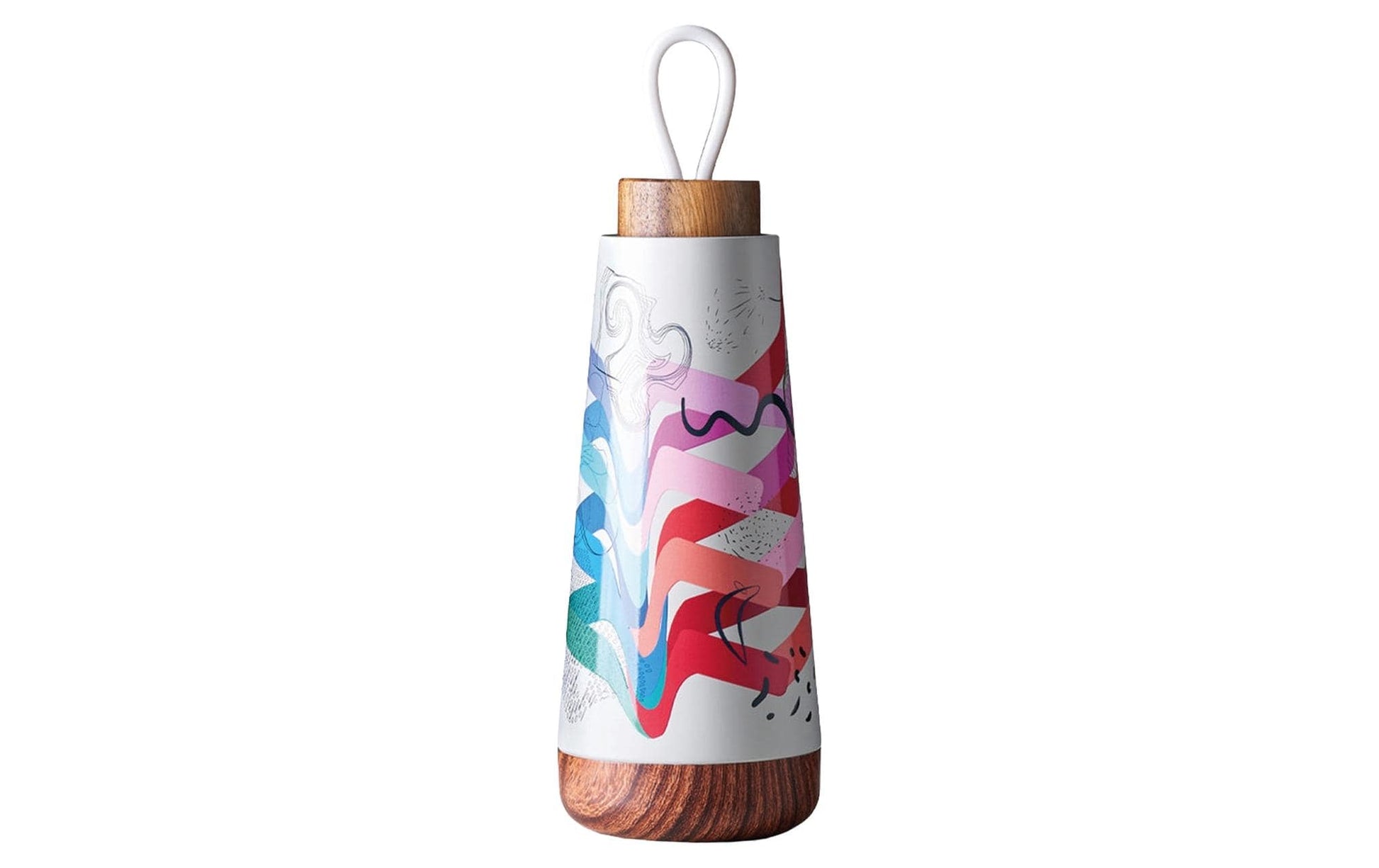BioLoco Loop Mini Isolierflasche 350 ml – doppelwandig 18 h heiss/12 h kalt, Edelstahl, mehrfarbig