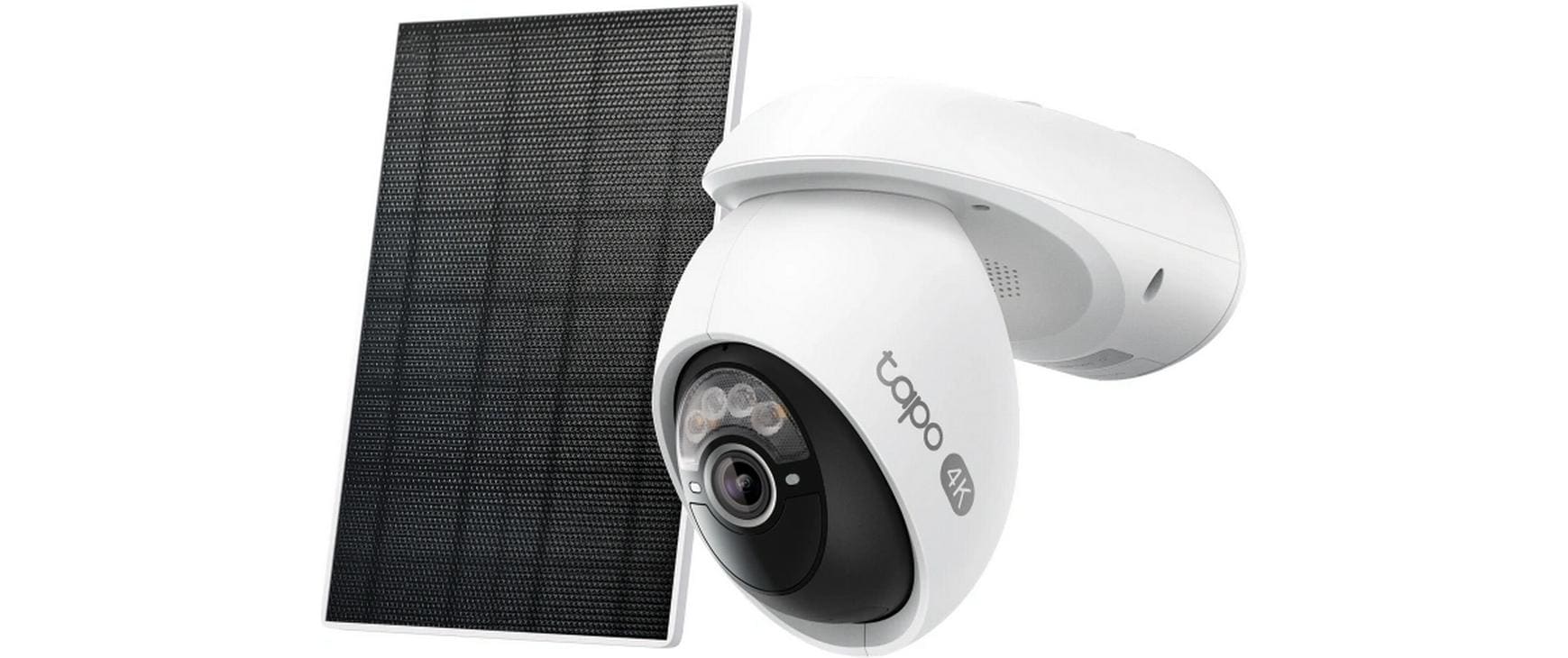 TP-Link Tapo C660 Solar Netzwerkkamera Kit – 4K, 8 MP, IP65, für Amazon Alexa, Weiss