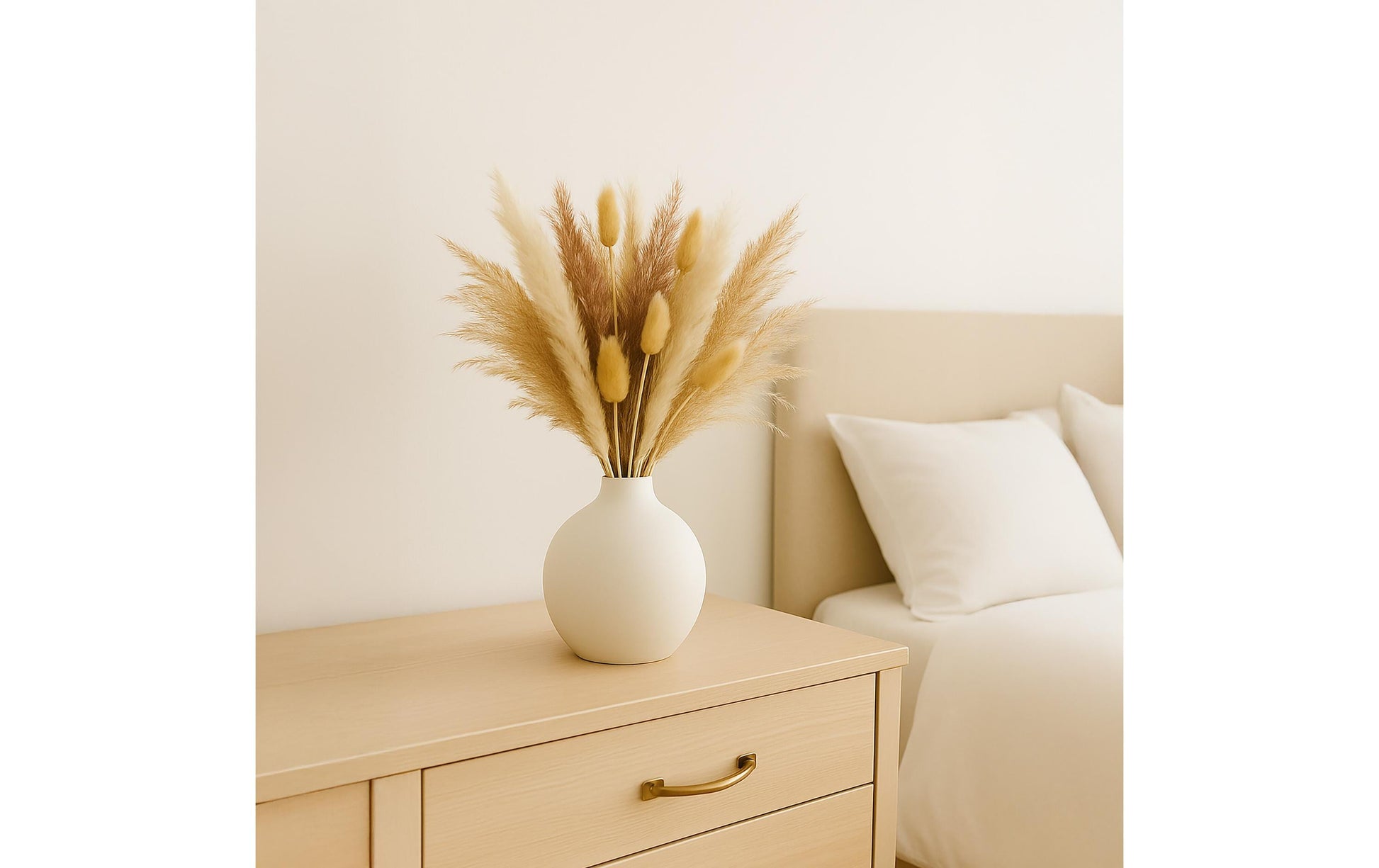 Relaxdays Trockenblumen – Mehrfarbig – 41 cm – 144er-Pack