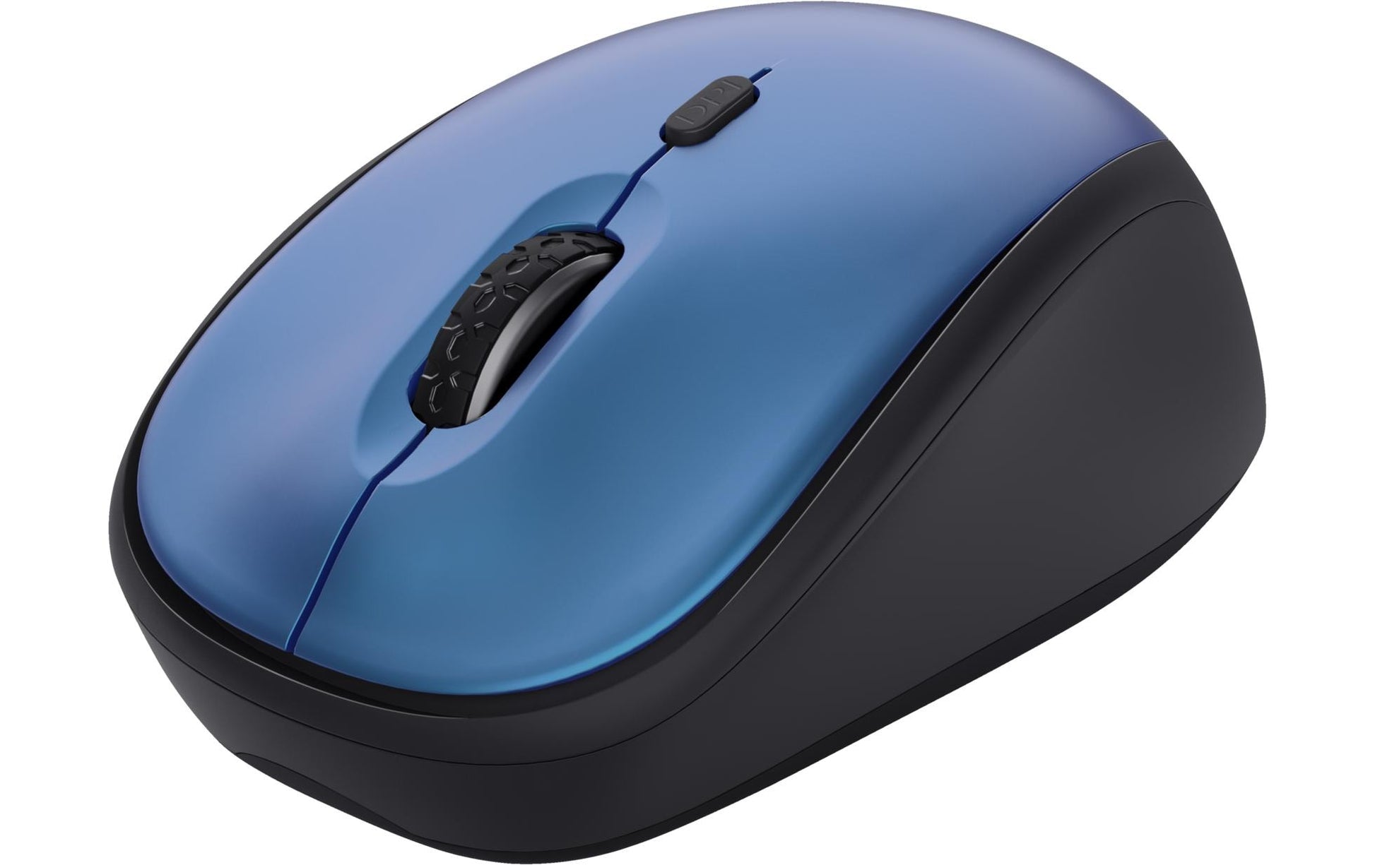 Trust YVI+ – Maus – Kabellos (2,4 GHz), 1600 DPI, Rechts, Blau