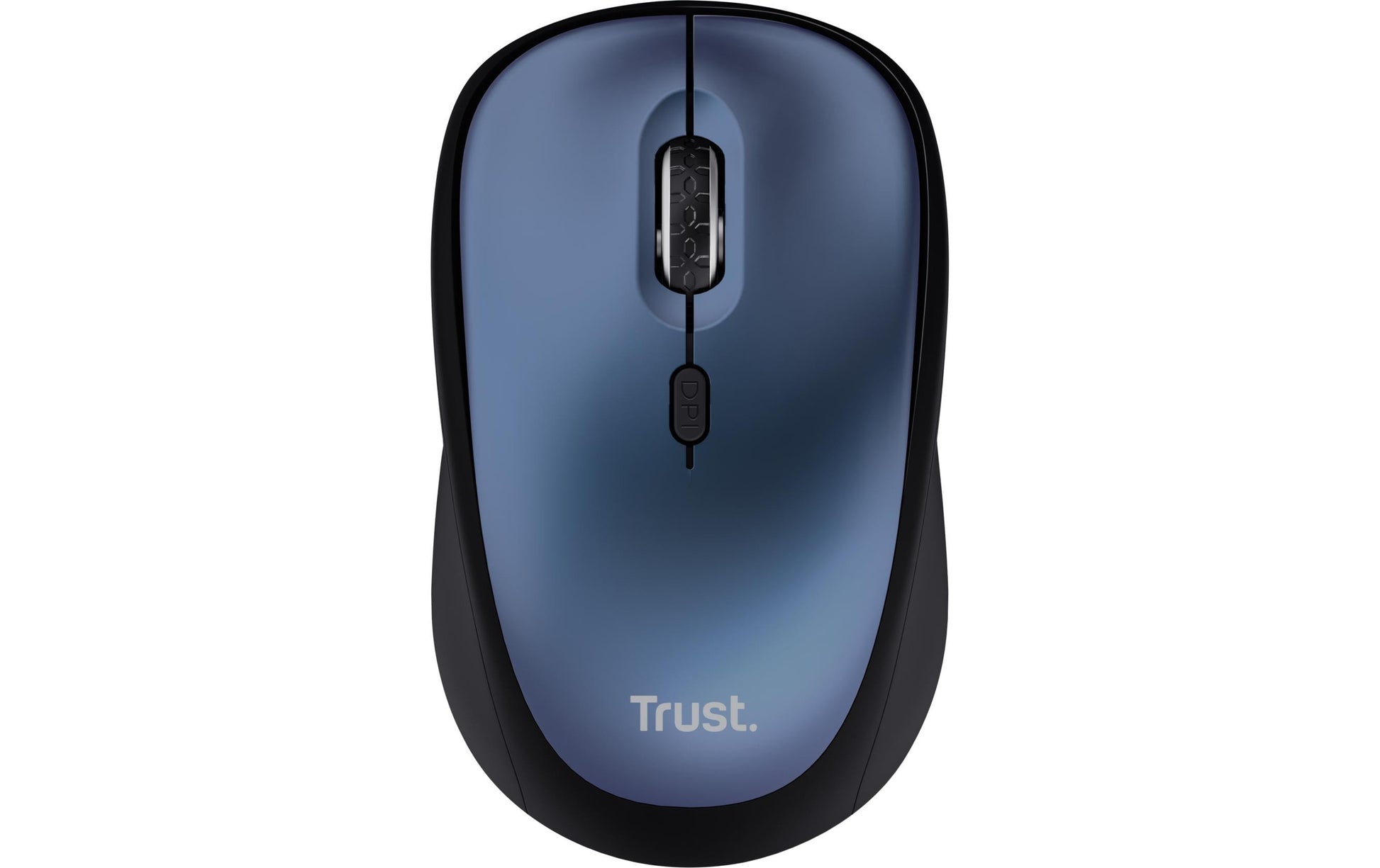 Trust YVI+ – Maus – Kabellos (2,4 GHz), 1600 DPI, Rechts, Blau