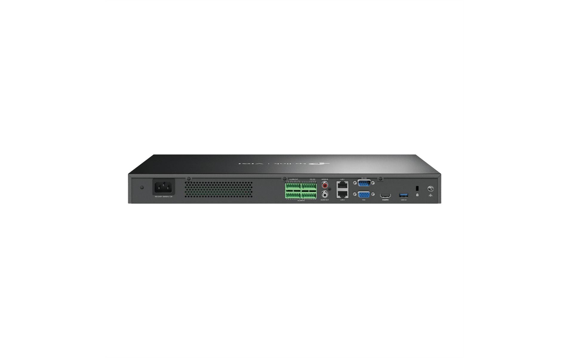 TP-Link VIGI 32 Kanal Netzwerk-Video-Recorder – 32 Kanäle, 4K, PoE, Schwarz