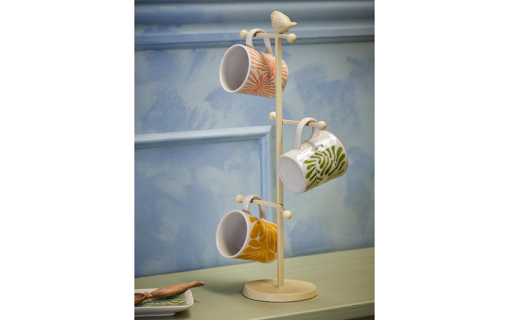 Bloomingville Tasse – 3er Set, 205 ml, Ø 7,5 cm, H 8,5 cm, Steingut, spülmaschinenfest, mikrowellengeeignet