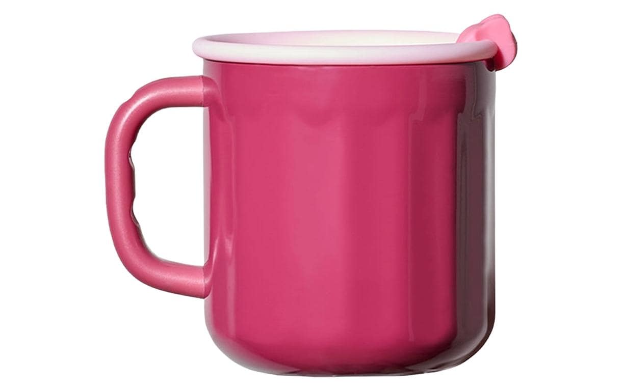 BioLoco Becher – 450 ml, Kunststoff, Pink