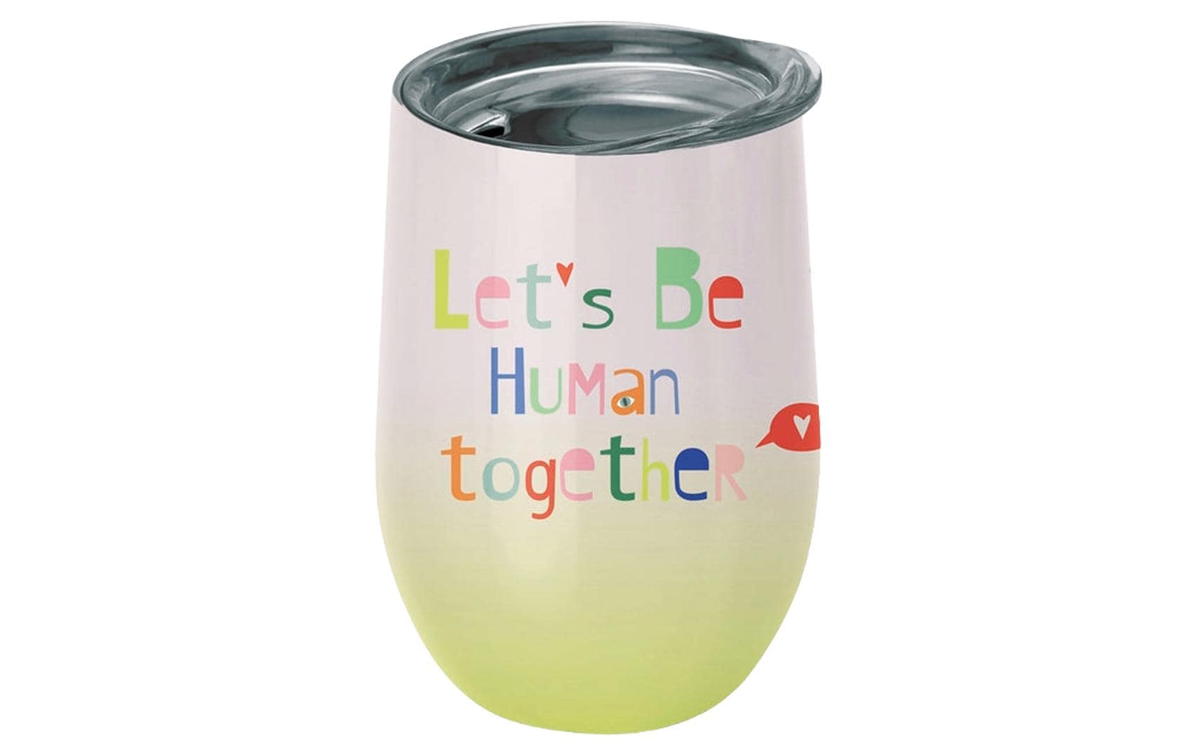 BioLoco Office-Together Thermobecher 420 ml – Edelstahl, für Kaffee & Tee, Hellgrün