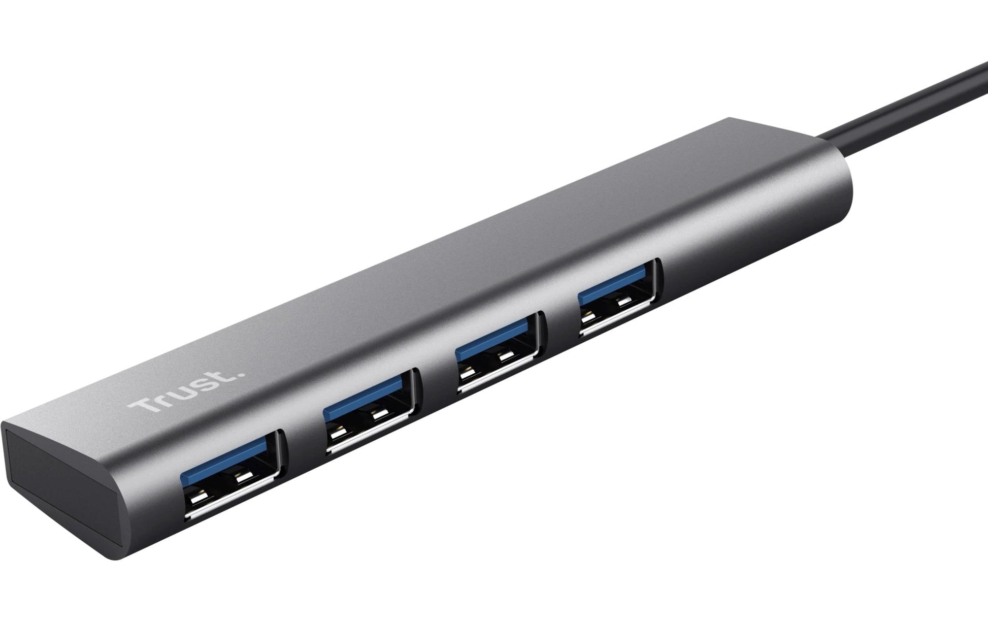 Trust Halyx USB-Hub – 4× USB-A, für Windows/Mac/ChromeOS