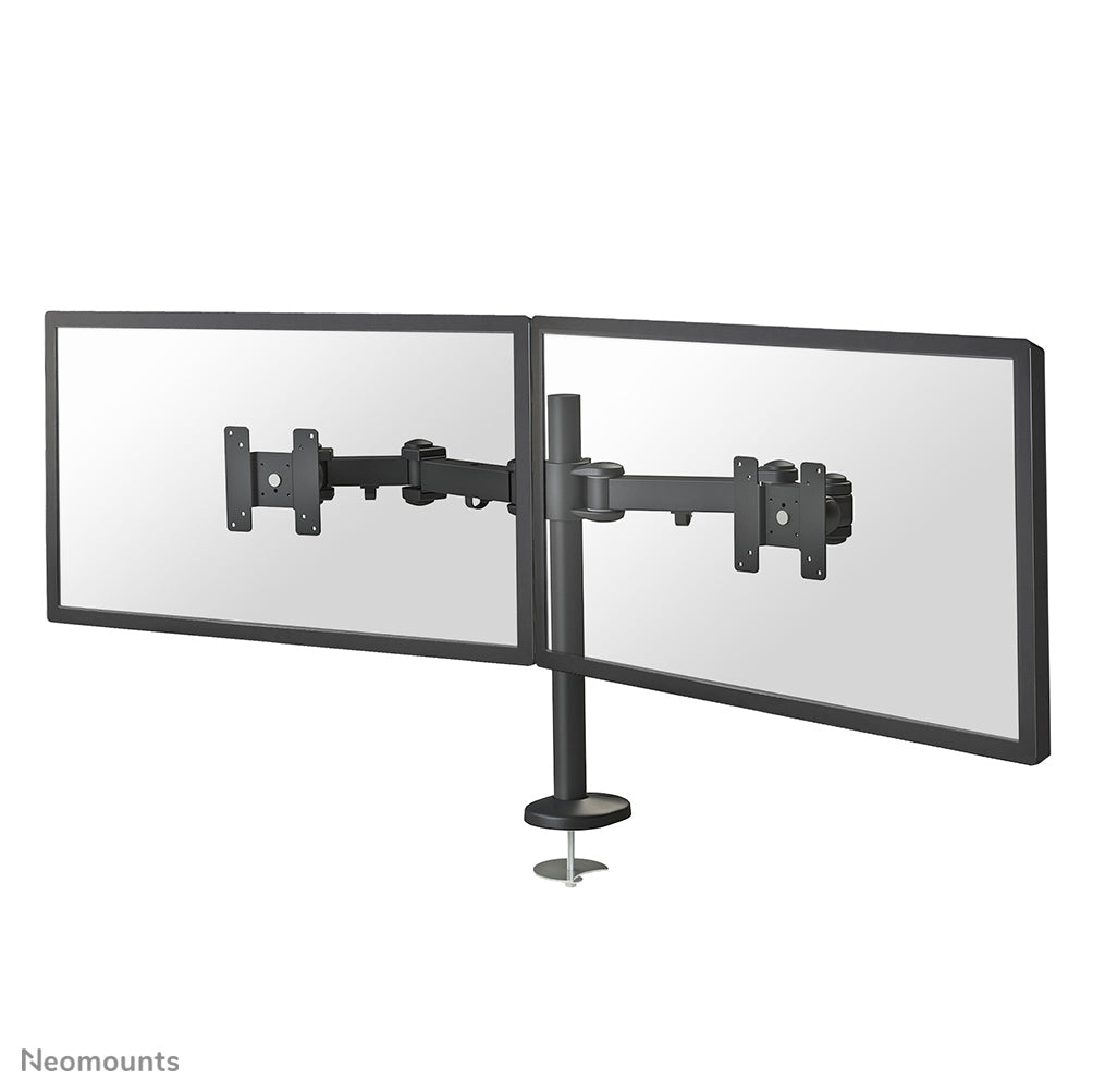 Neomounts Monitorarm, Dual, Tischdurchführung, bis 27", VESA 75 × 75/100 × 100 mm, 8 kg