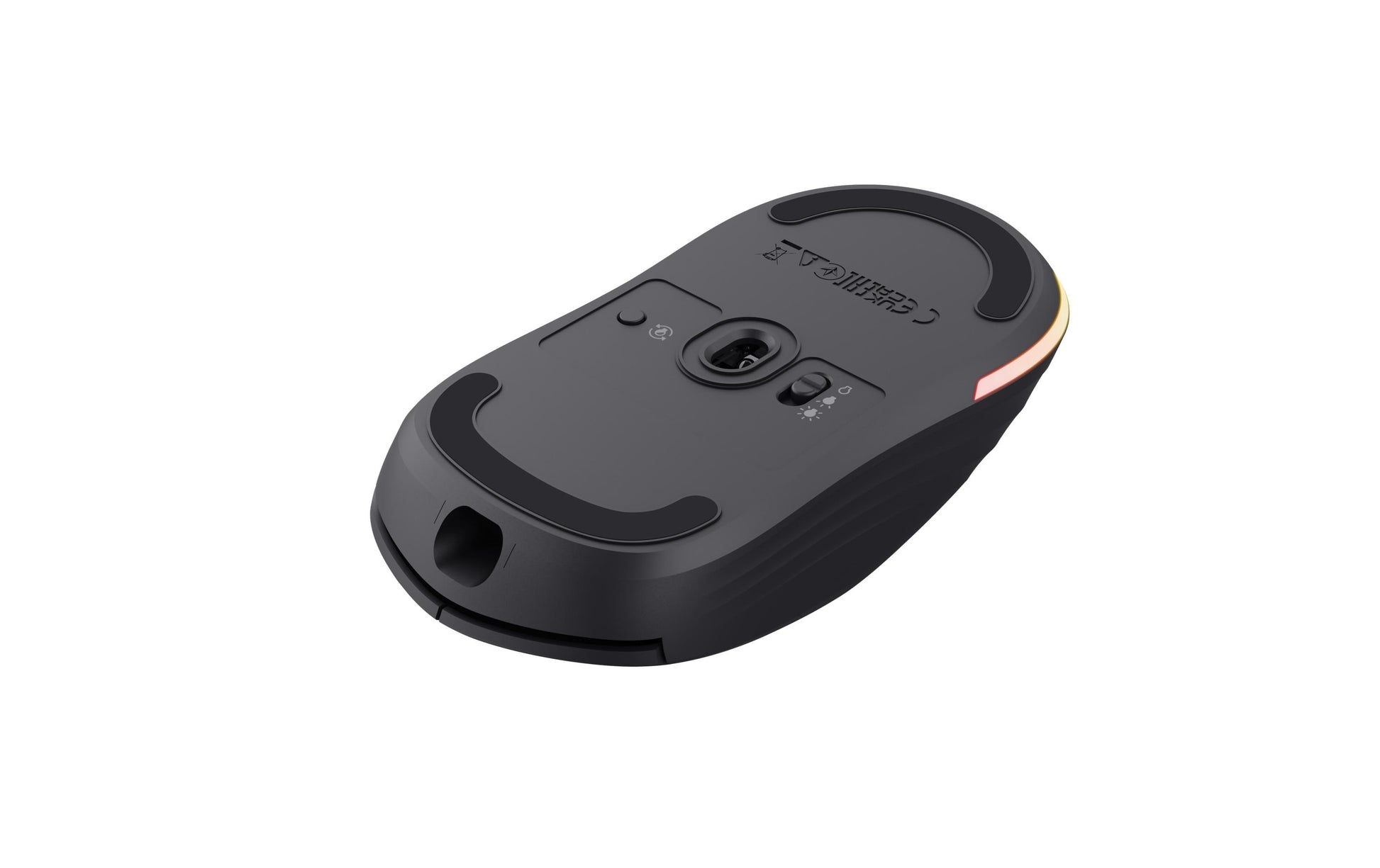 Trust GXT 927 Redex+ – Gaming-Maus – Kabellos (2,4 GHz), 25600 DPI, RGB-Beleuchtung, Rechtshänder, Schwarz