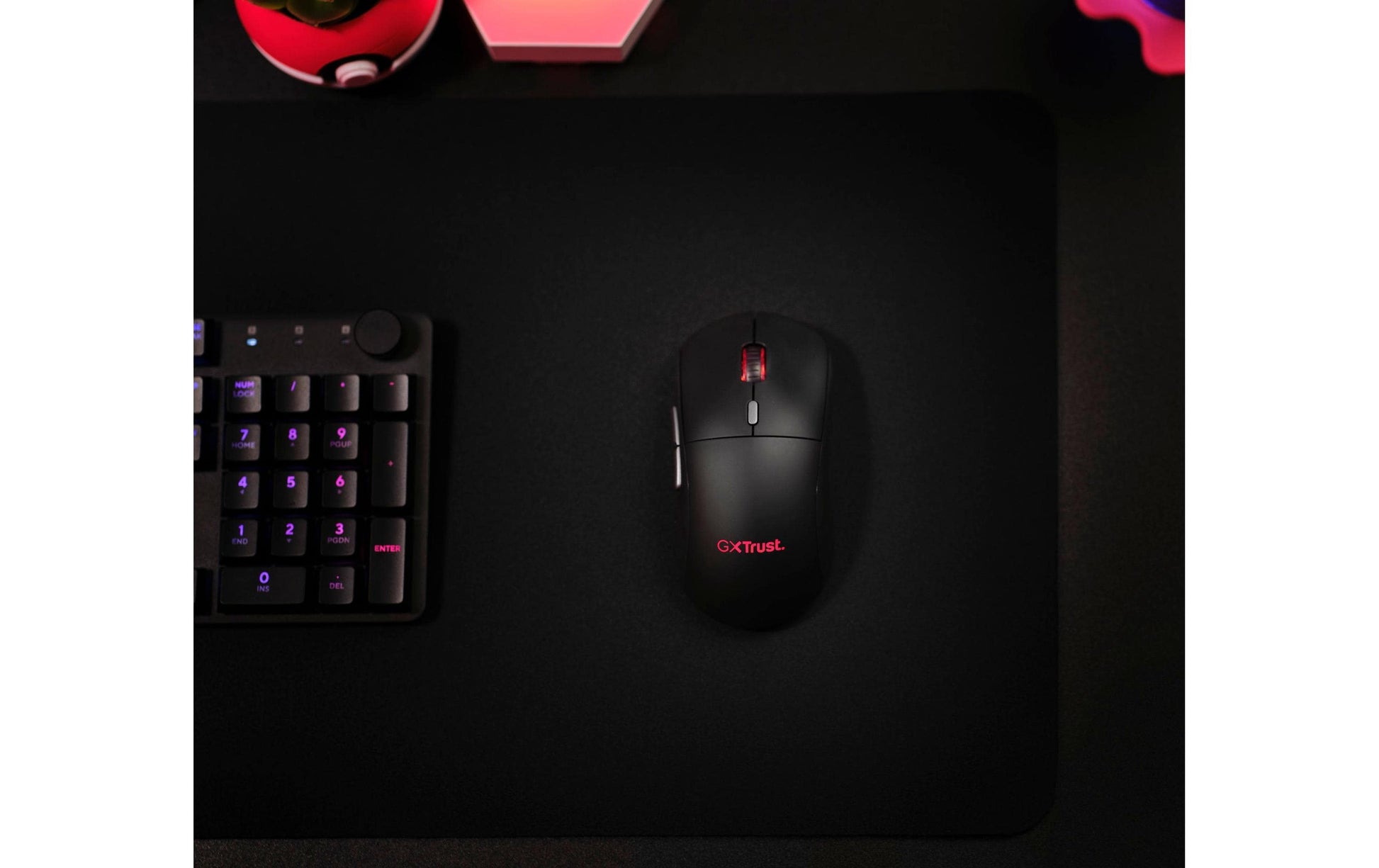 Trust GXT926 Redex II – Gaming-Maus – Kabellos (2,4 GHz), 10000 DPI, rechts, Schwarz