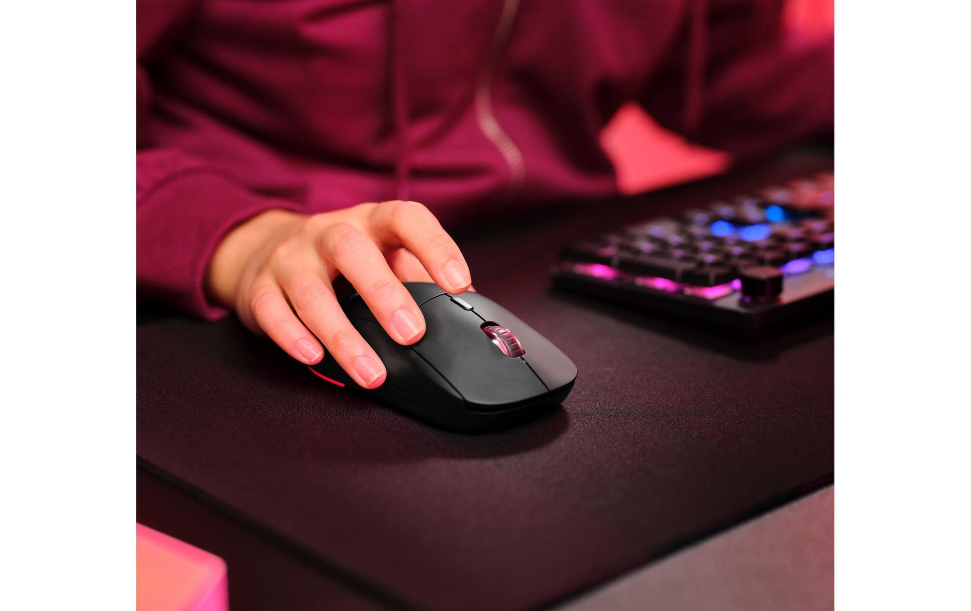 Trust GXT926 Redex II – Gaming-Maus – Kabellos (2,4 GHz), 10000 DPI, rechts, Schwarz