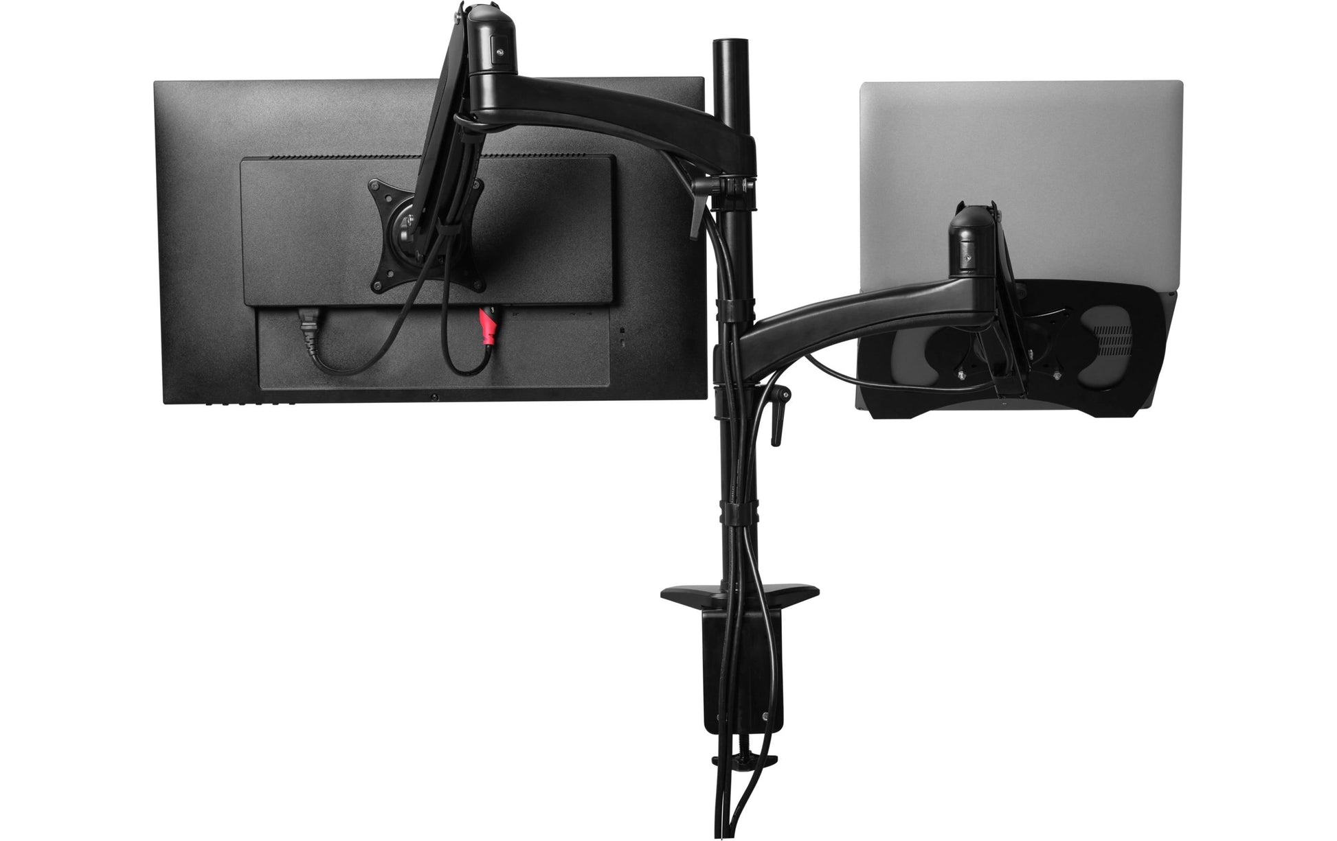 Trust Monta – Monitorarm, Dual, Tischklemme, bis 32", VESA 75 × 75/100 × 100 mm, 16 kg, höhenverstellbar