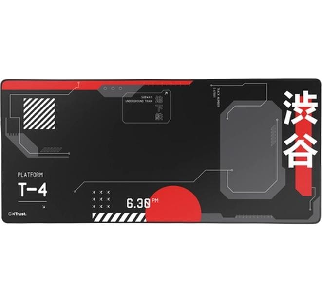 Trust GXT759 – Gaming-Mauspad – 900 × 400 mm, Polyethylenterephthalat, Schwarz