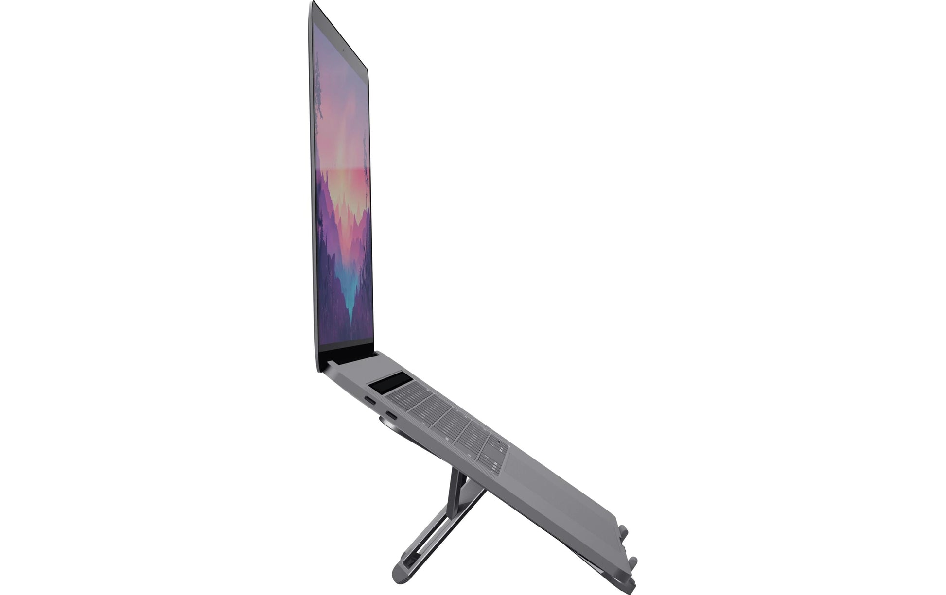 Trust Laptop- & Tablet-Ständer – für Notebooks bis 17,3", Aluminium, Grau