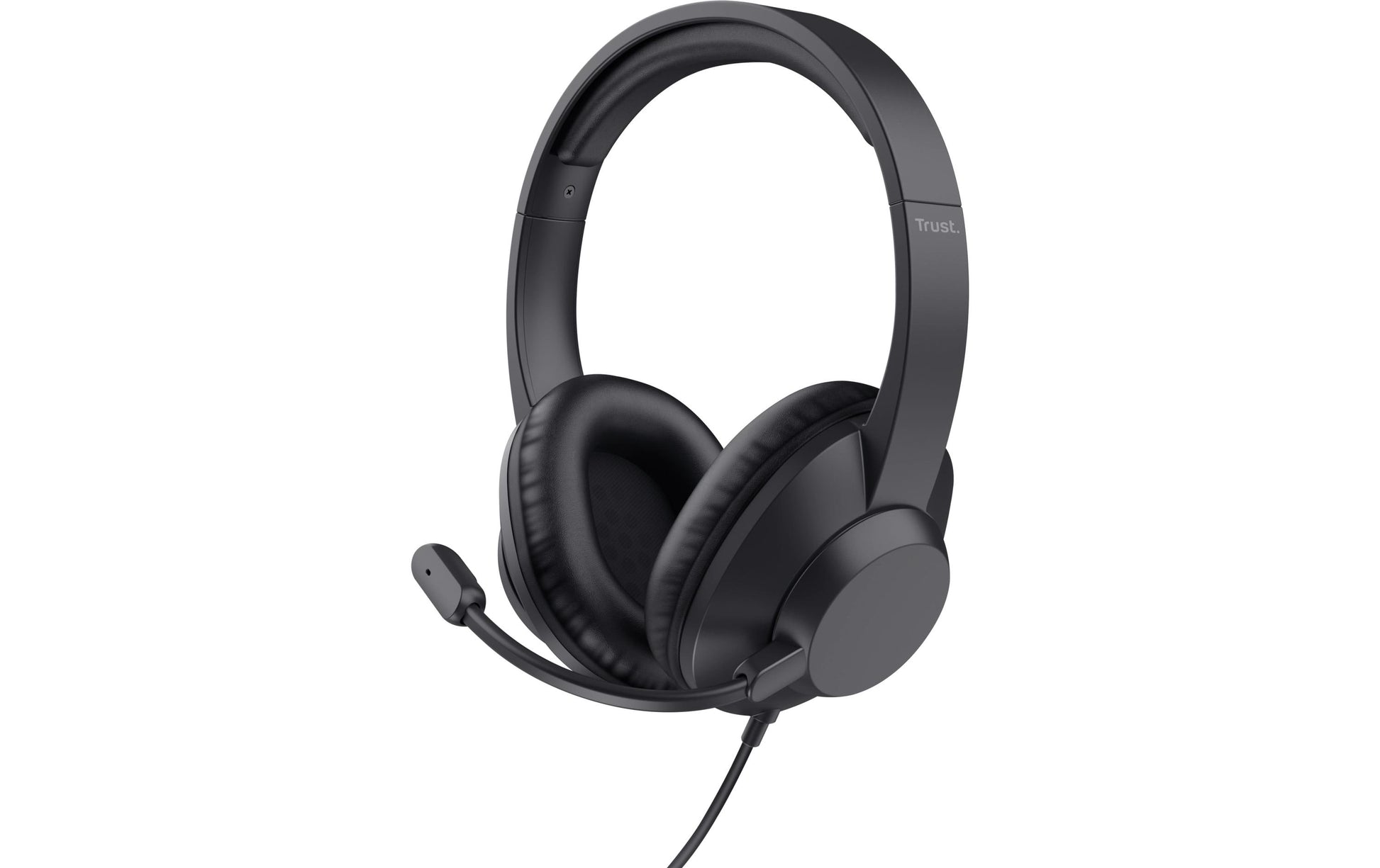 Trust Ayda Max – Duo Headset – USB‑A – Stummschaltung, On-Ear-Bedienelemente – Schwarz