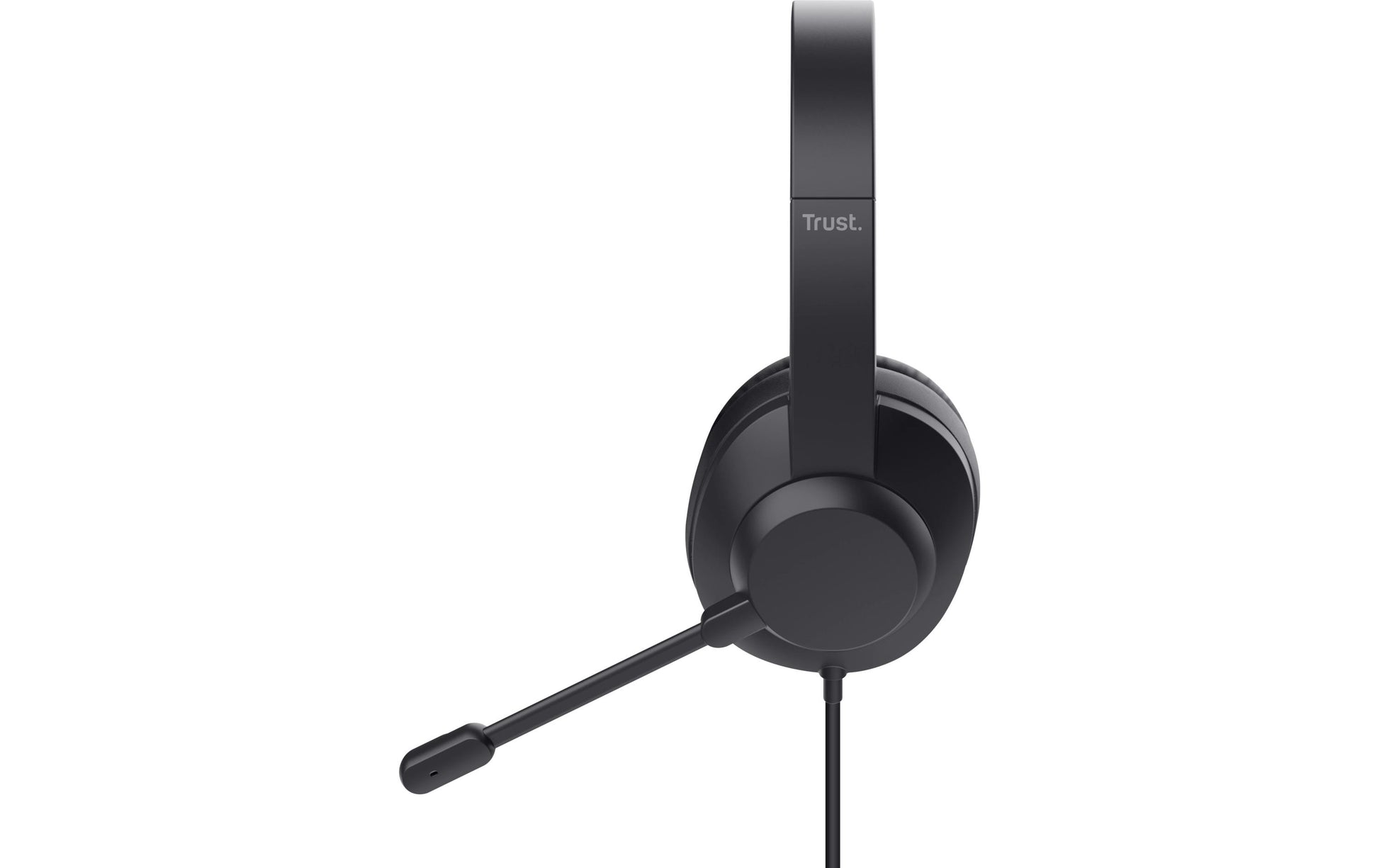 Trust Ayda Max – Duo Headset – USB‑A – Stummschaltung, On-Ear-Bedienelemente – Schwarz