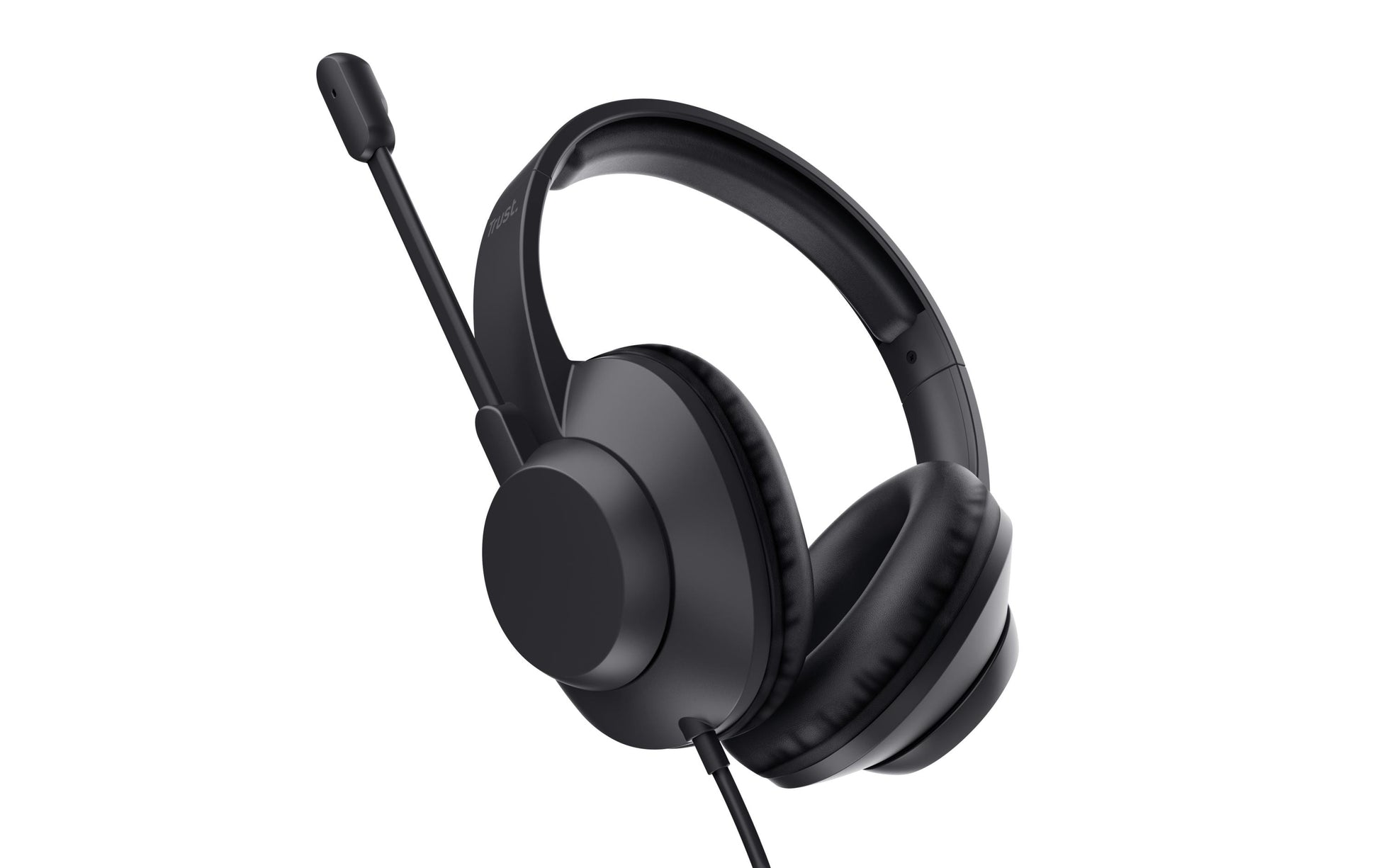 Trust Ayda Max – Duo Headset – USB‑A – Stummschaltung, On-Ear-Bedienelemente – Schwarz