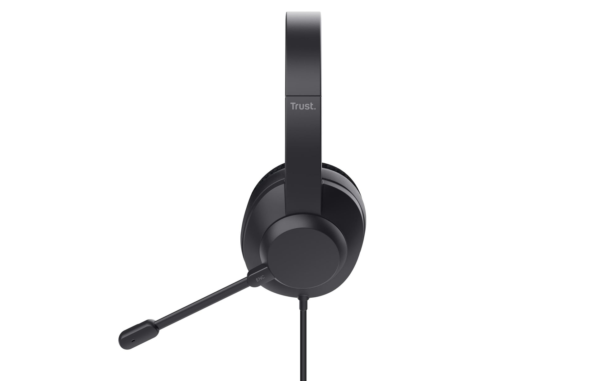 Trust Ayda Max – Duo Headset Over-Ear – USB-C, ENC Mikrofon – Schwarz
