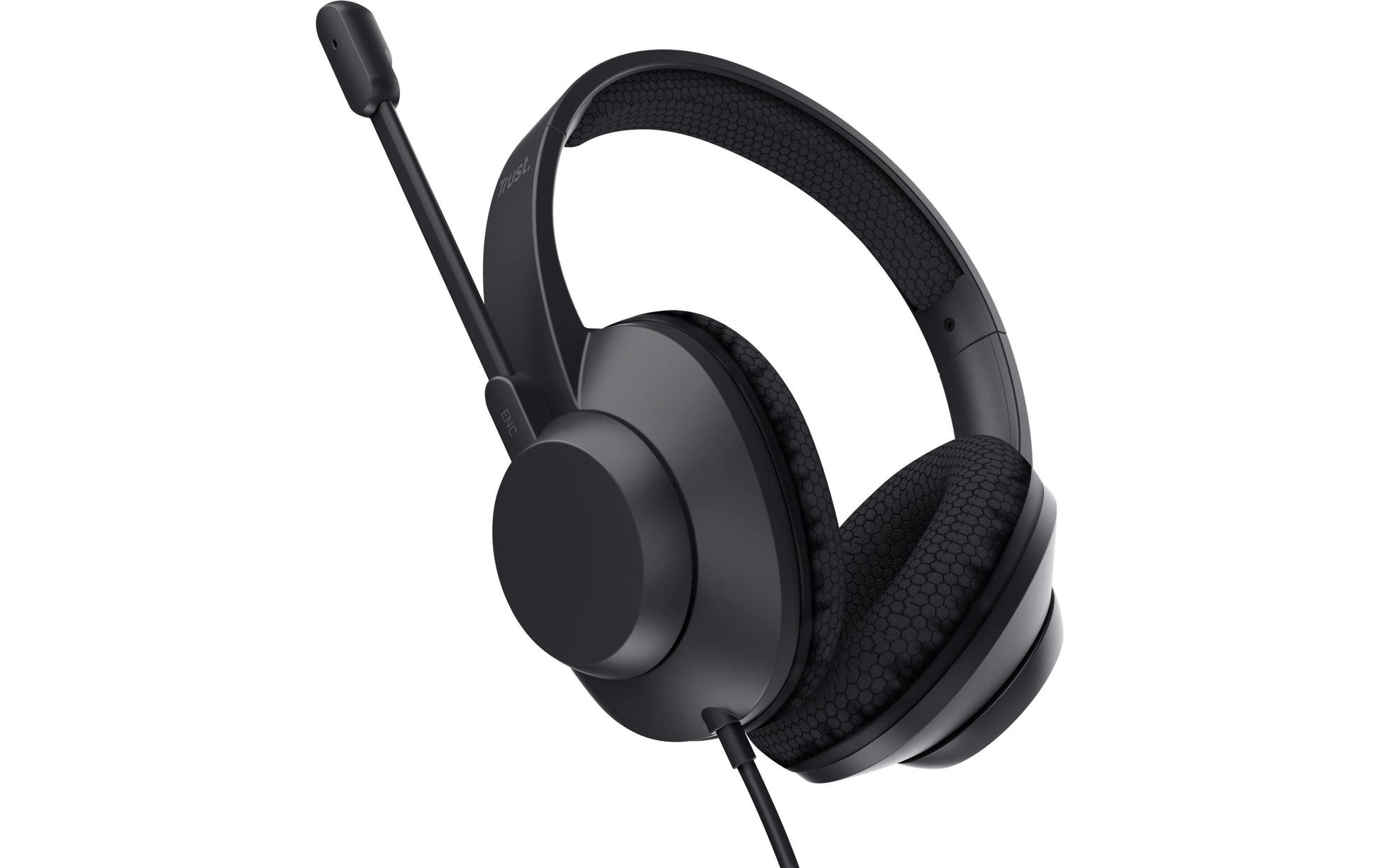 Trust Ayda Max – Duo Headset Over-Ear – USB-C, ENC Mikrofon – Schwarz