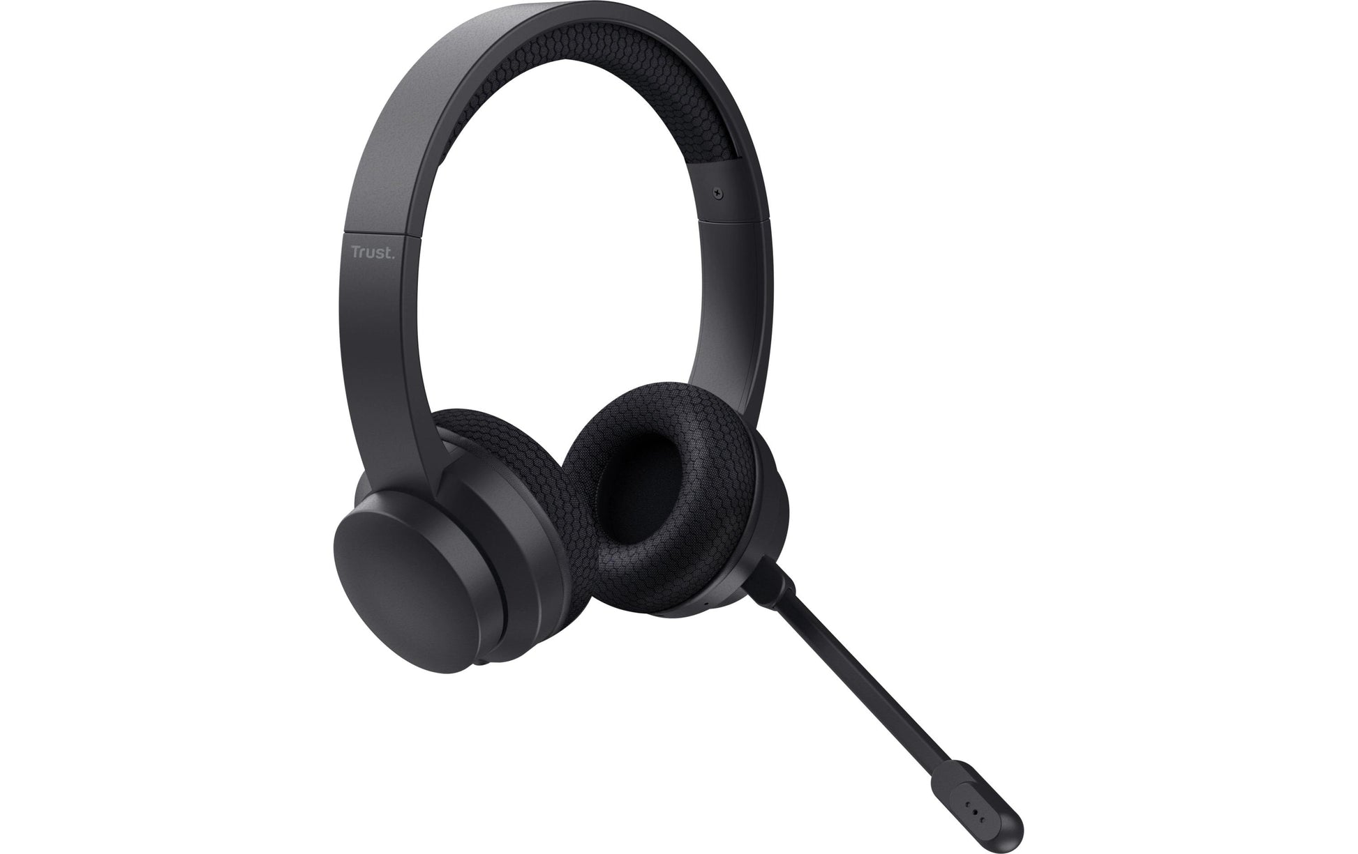 Trust Ayda – Duo On-Ear Headset – Bluetooth, ENC, USB-C – Schwarz – bis 24 h
