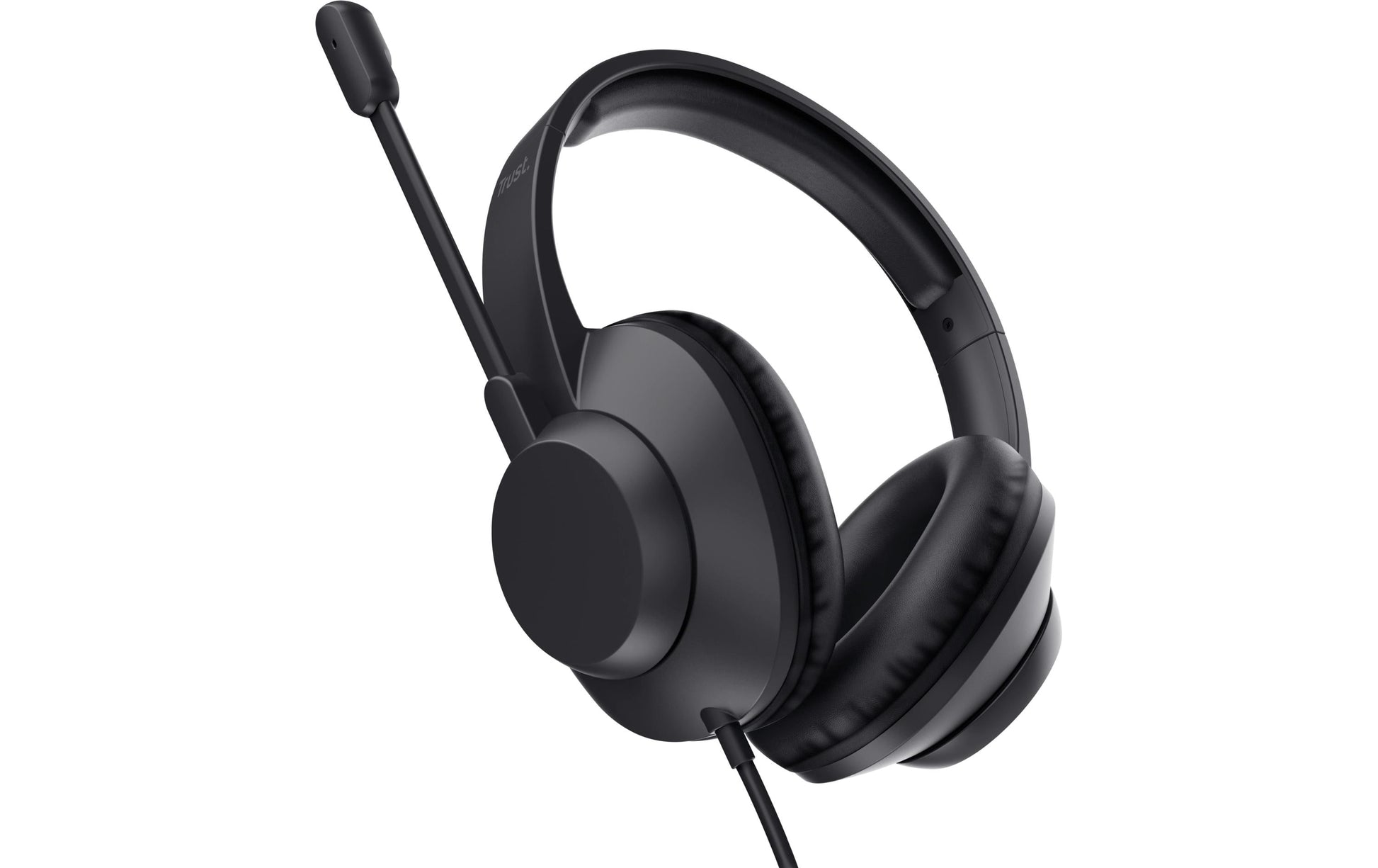 Trust Ayda Max – Duo Headset – USB‑A – Stummschaltung, On-Ear-Bedienelemente – Schwarz