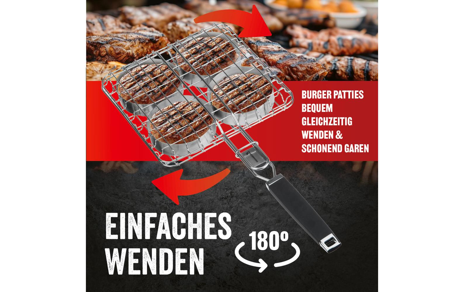 Landmann Grillbräter 15400 Pure – 57 × 26 cm, Edelstahl
