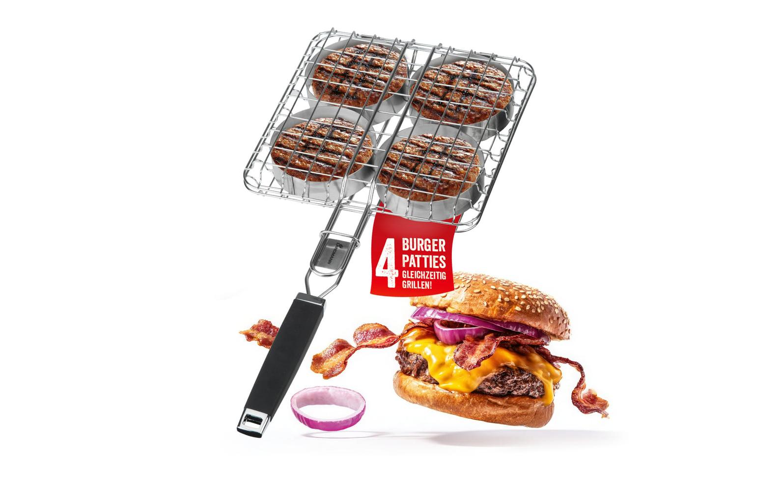 Landmann Grillbräter 15400 Pure – 57 × 26 cm, Edelstahl