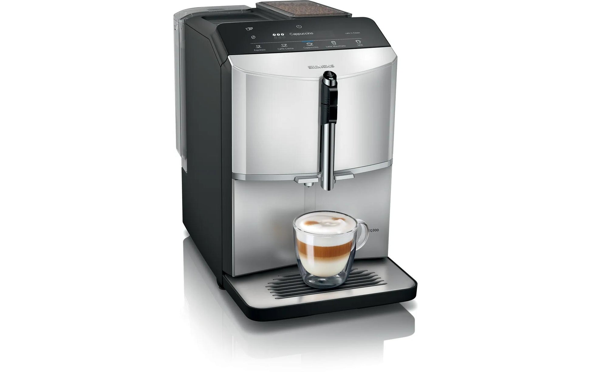 Siemens EQ300 TF303E01 Kaffeevollautomat – 15 bar, 1,4 l, 250 g, Schwarz