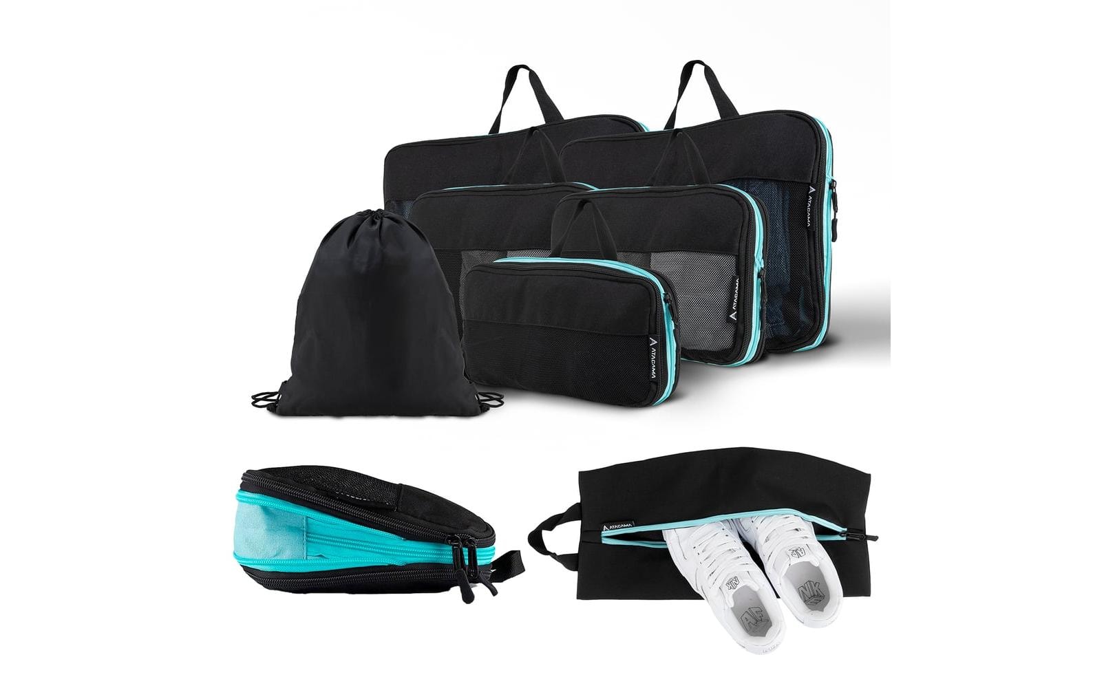 Atacama Kompressions-Packwürfel – schwarz