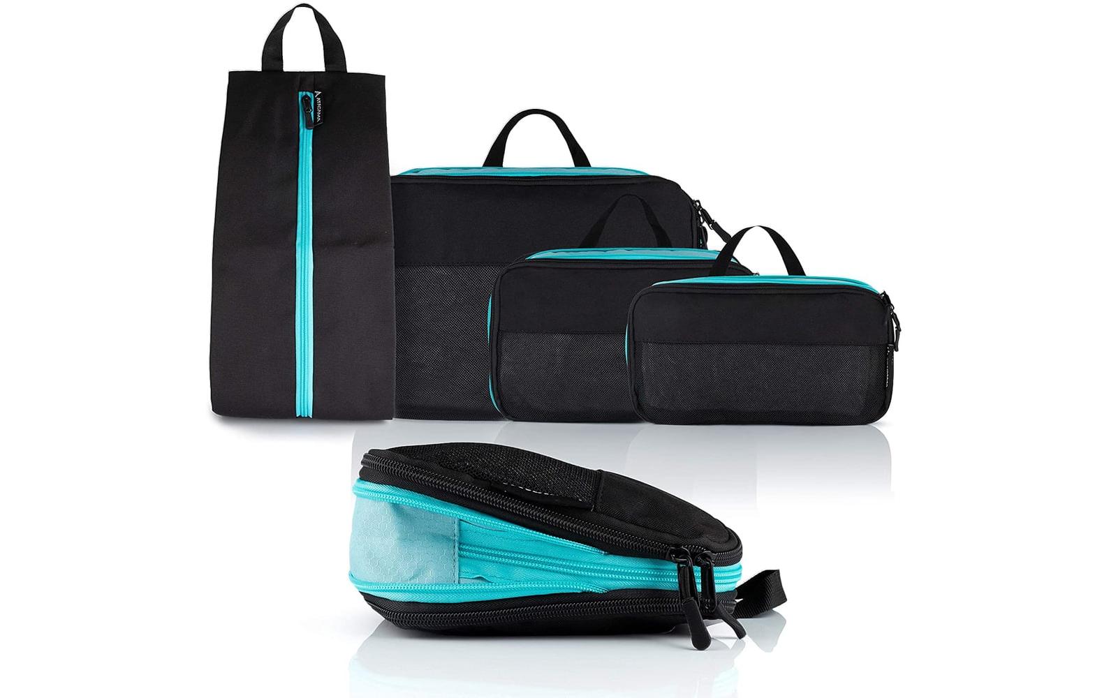 Atacama Kompressions-Packwürfel Premium – schwarz