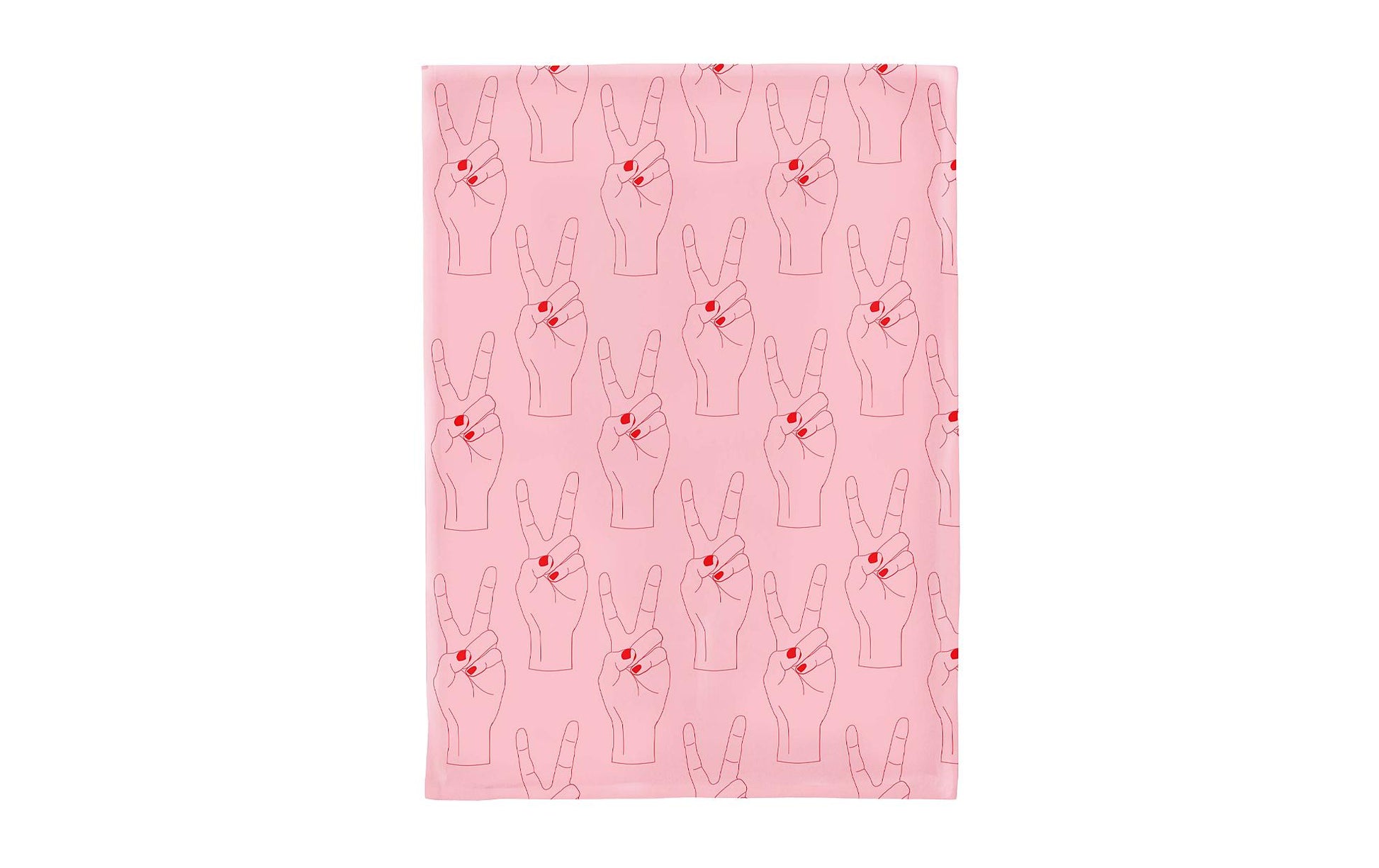 Chic-mic Küchentuch 50 × 70 cm, Baumwolle, Rosa, Gemustert