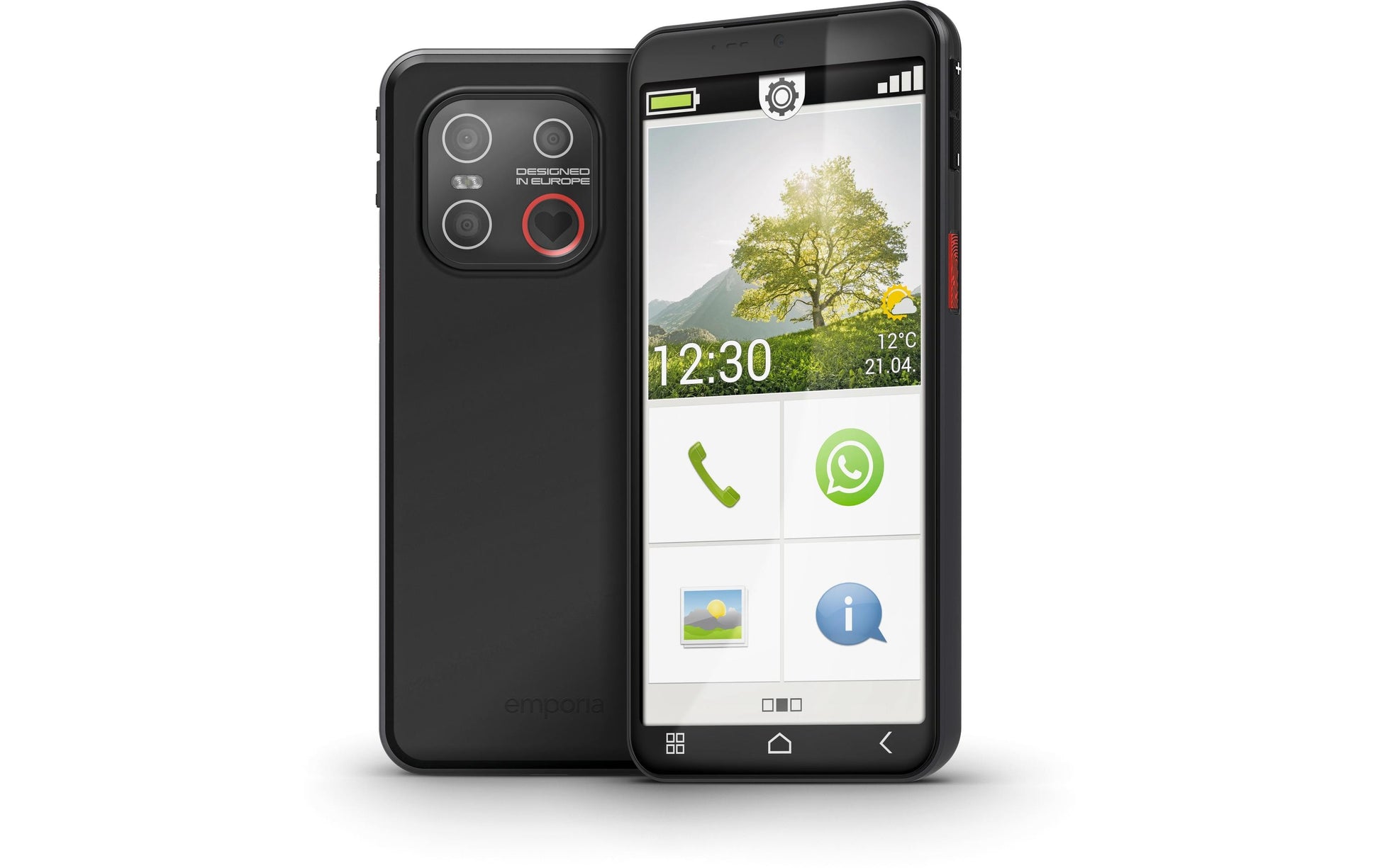 Emporia SMART 7 lite – 5,4" – 128 GB – Schwarz