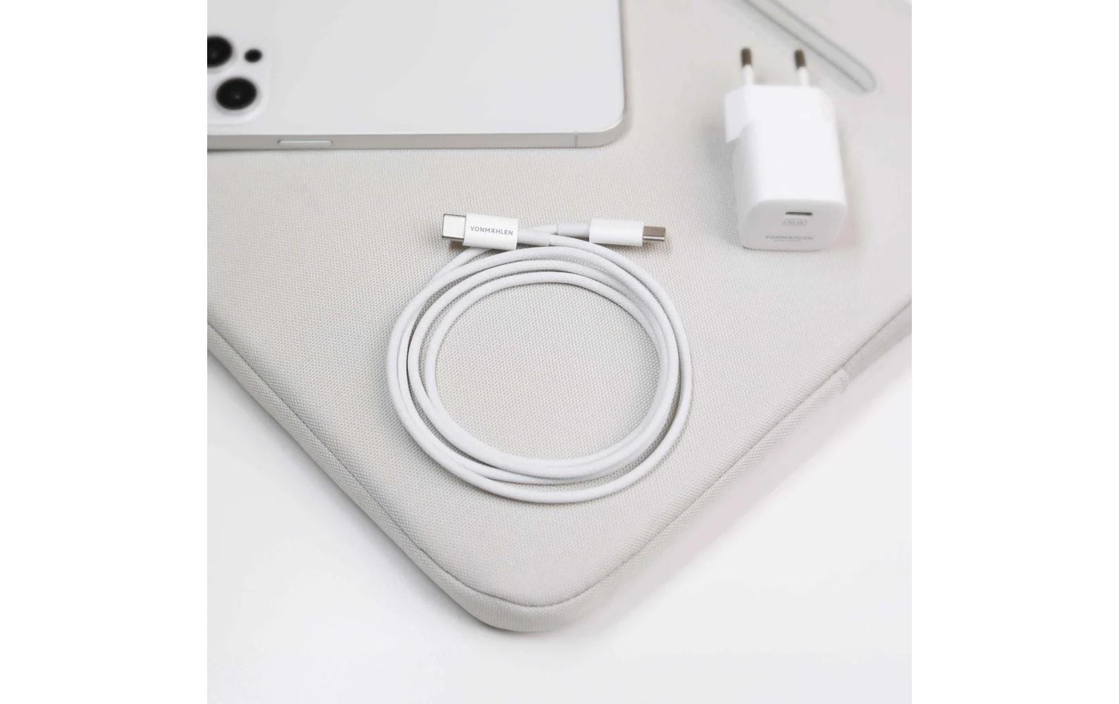 Vonmählen USB-Kabel, USB-C zu USB-C, 2 m, USB 2.0, Ladekabel