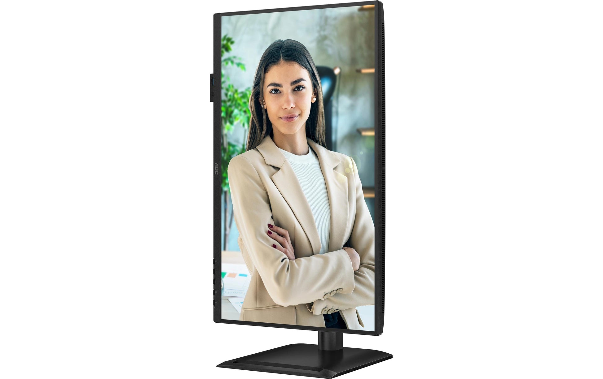 AOC 24P4U – Monitor, 23,8", 1920 × 1080 (Full HD), IPS, 60 Hz, VESA 100 × 100, Schwarz