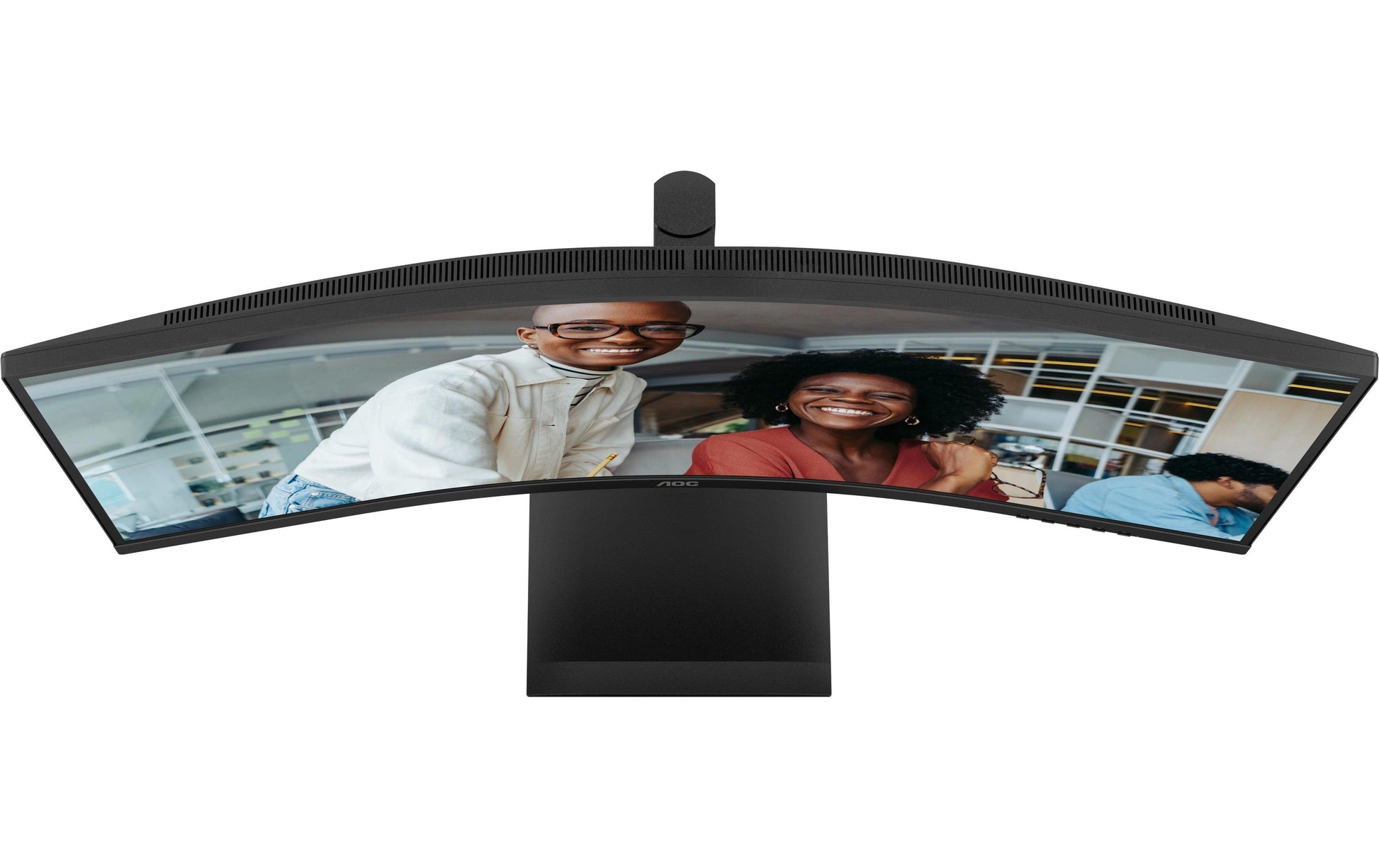 AOC CU34E4CV – Monitor, 34" 3440 × 1440 (UWQHD), VA, 120 Hz, Gebogen, KVM, VESA 100 × 100, Schwarz