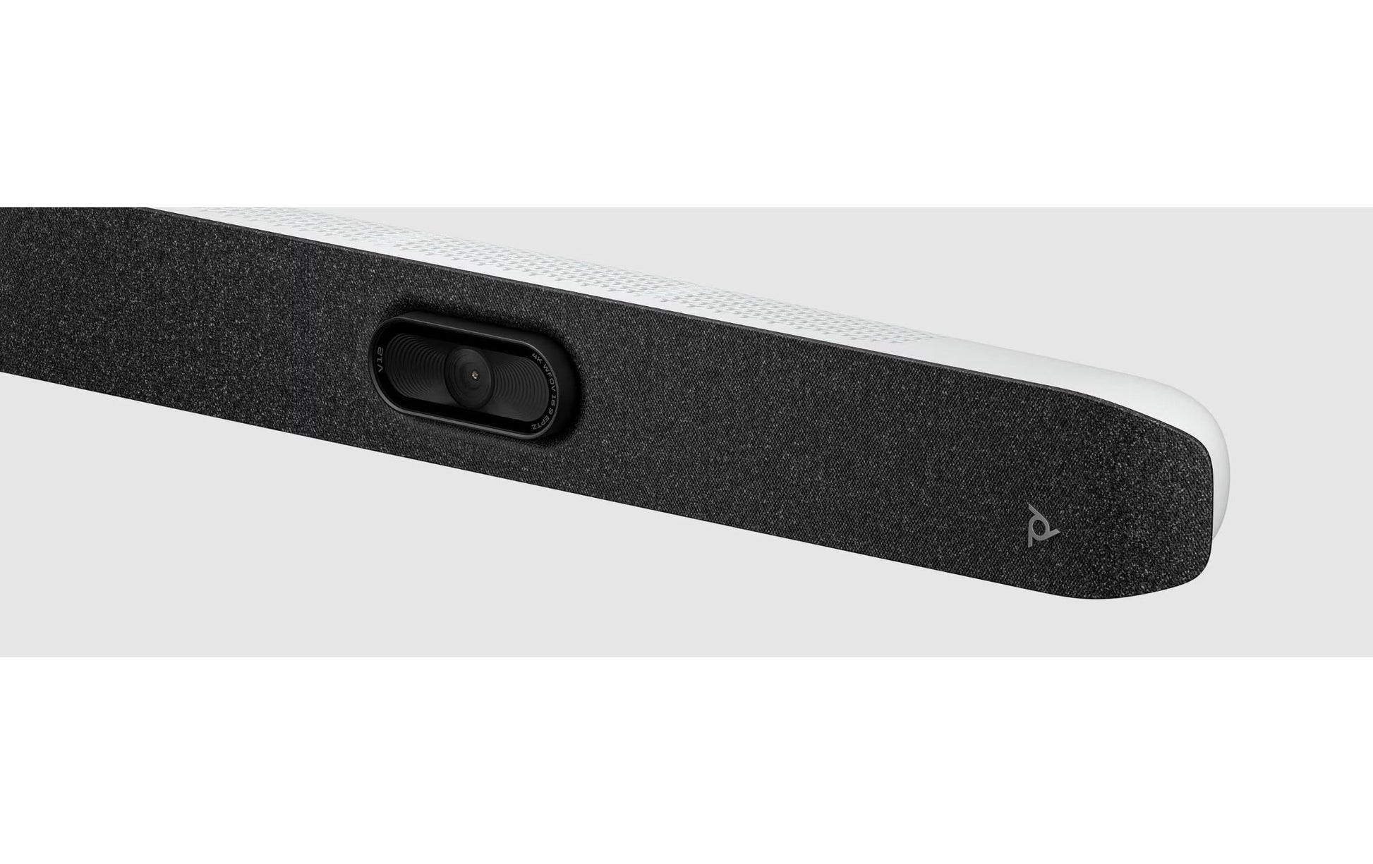 Poly Studio V12 Videobar – 4K Ultra HD, 5× digitaler Zoom – Weiss