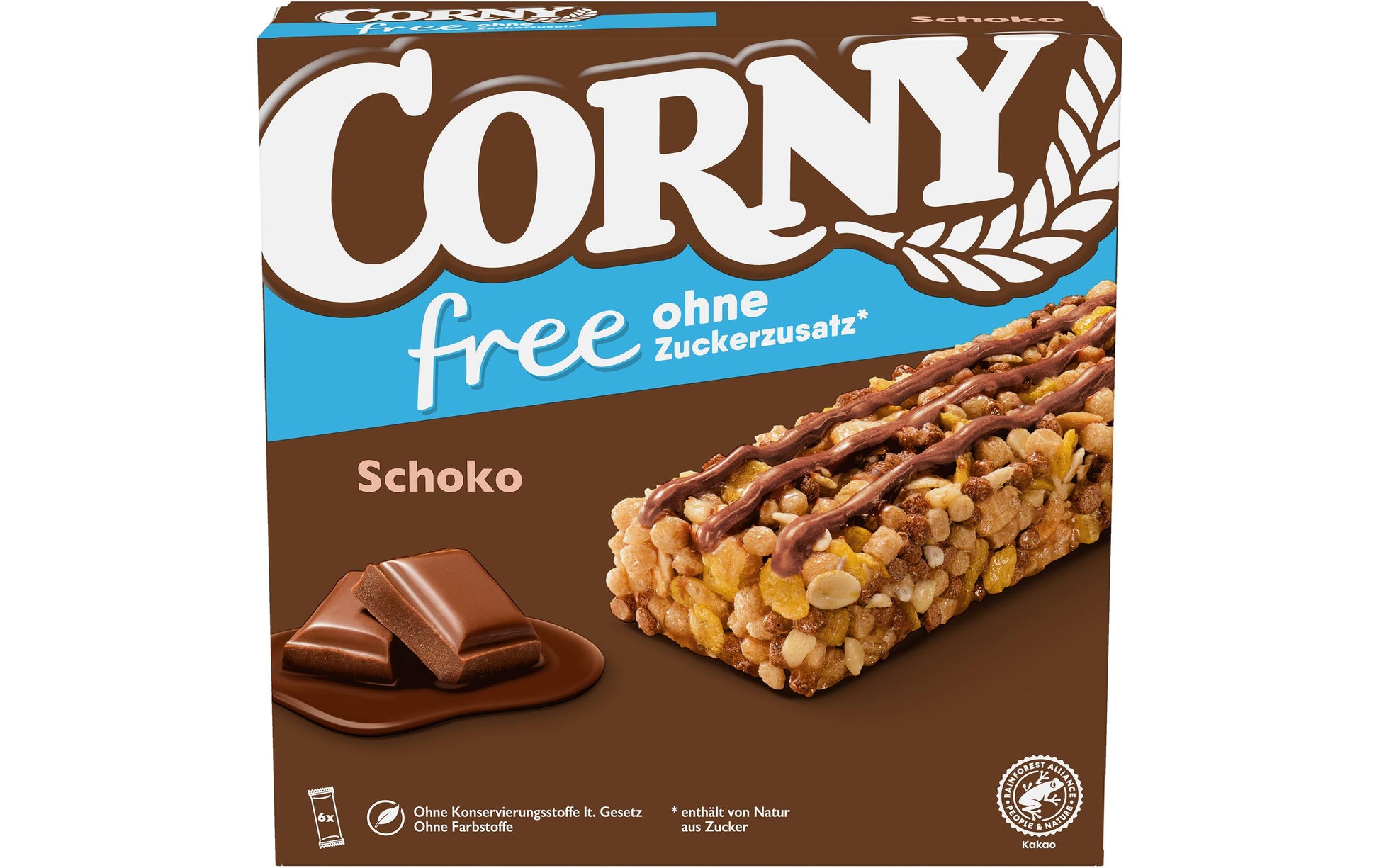 Corny free Müesliriegel – Schokolade – 150 g