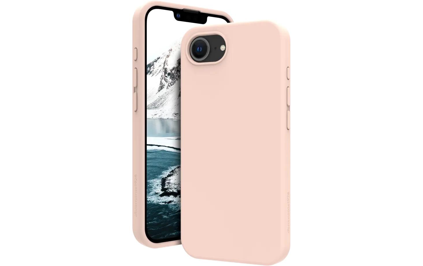 dbramante1928 Backcover – für Apple iPhone 16e, Recycling-Kunststoff, Pink Sand