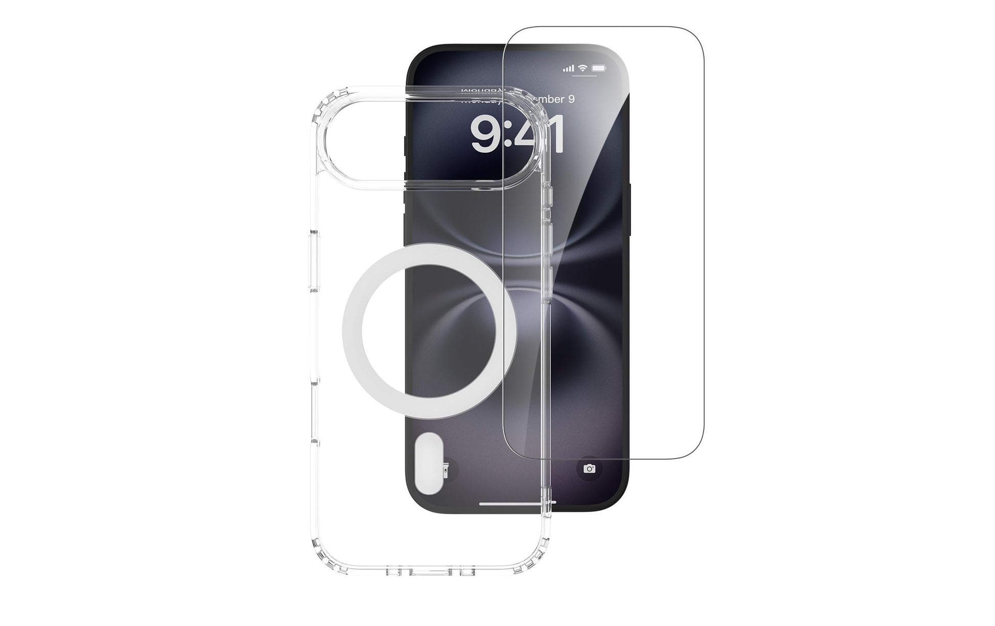 4smarts 360° Premium Backcover – für Apple iPhone 17 Air – MagSafe, PC, Transparent
