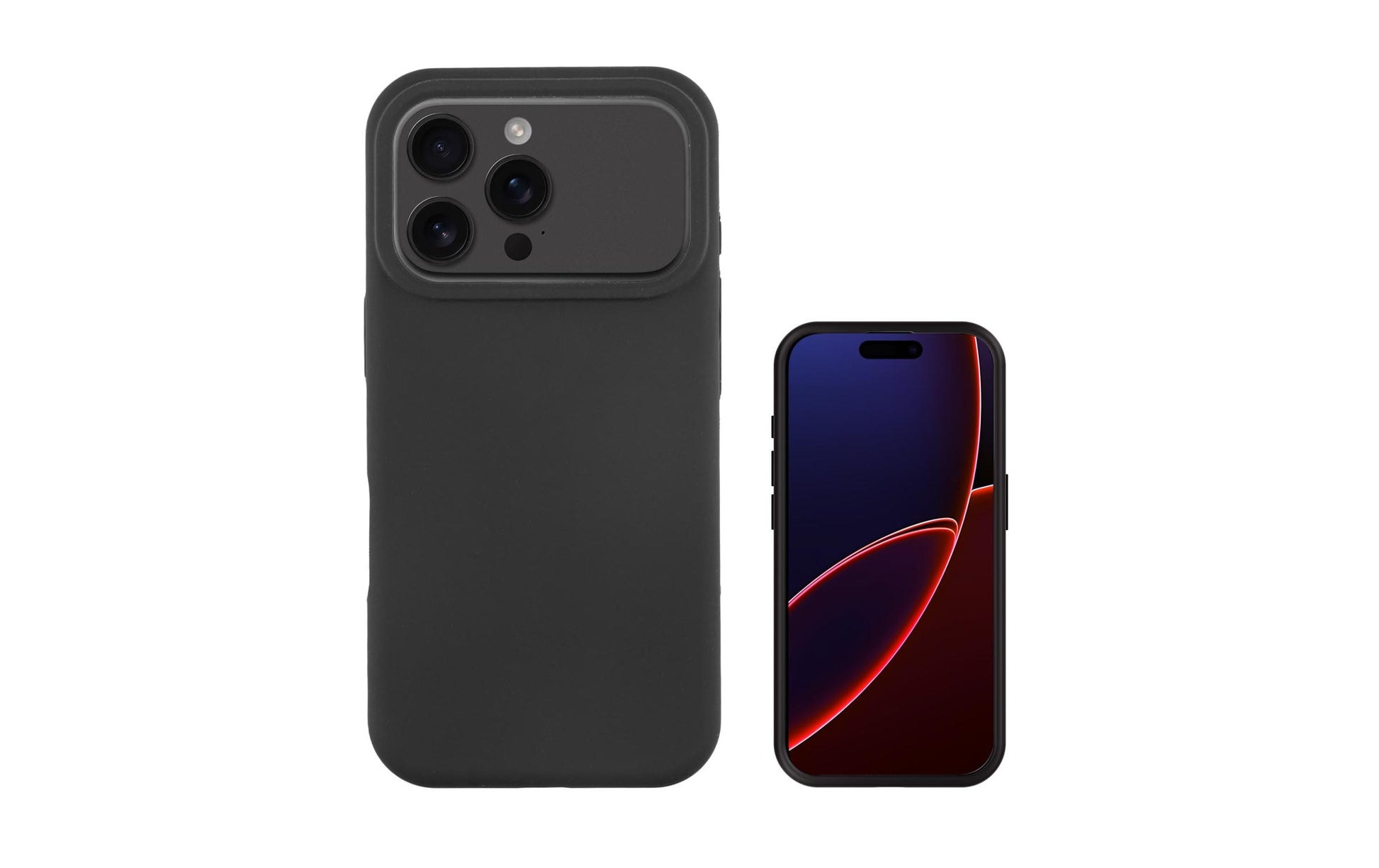 4smarts Cupertino Backcover – für Apple iPhone 17 Pro Max, MagSafe, Silikon+Mikrofaser, Schwarz