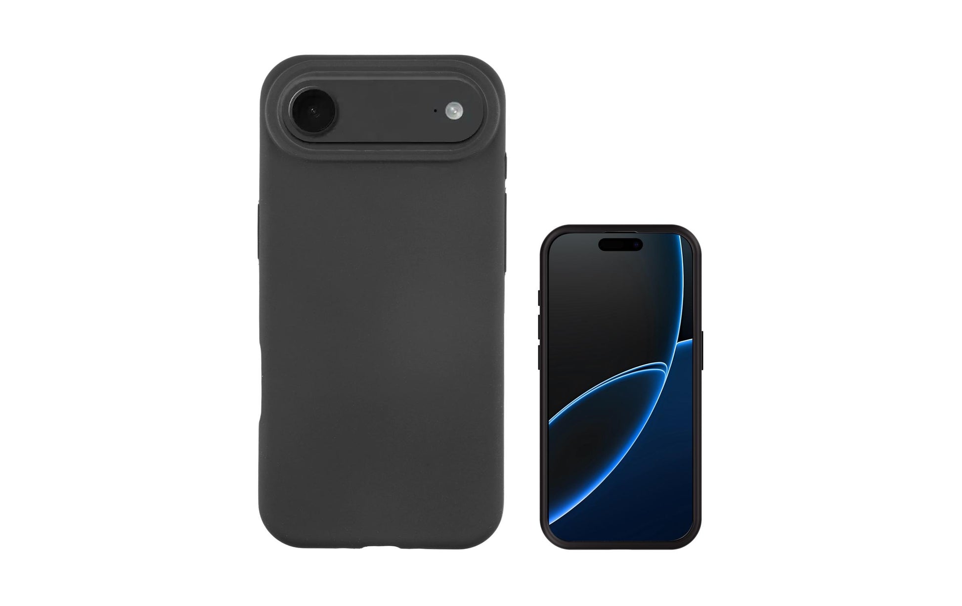 4smarts Backcover – für Apple iPhone 17 Air – MagSafe, Silikon, Schwarz