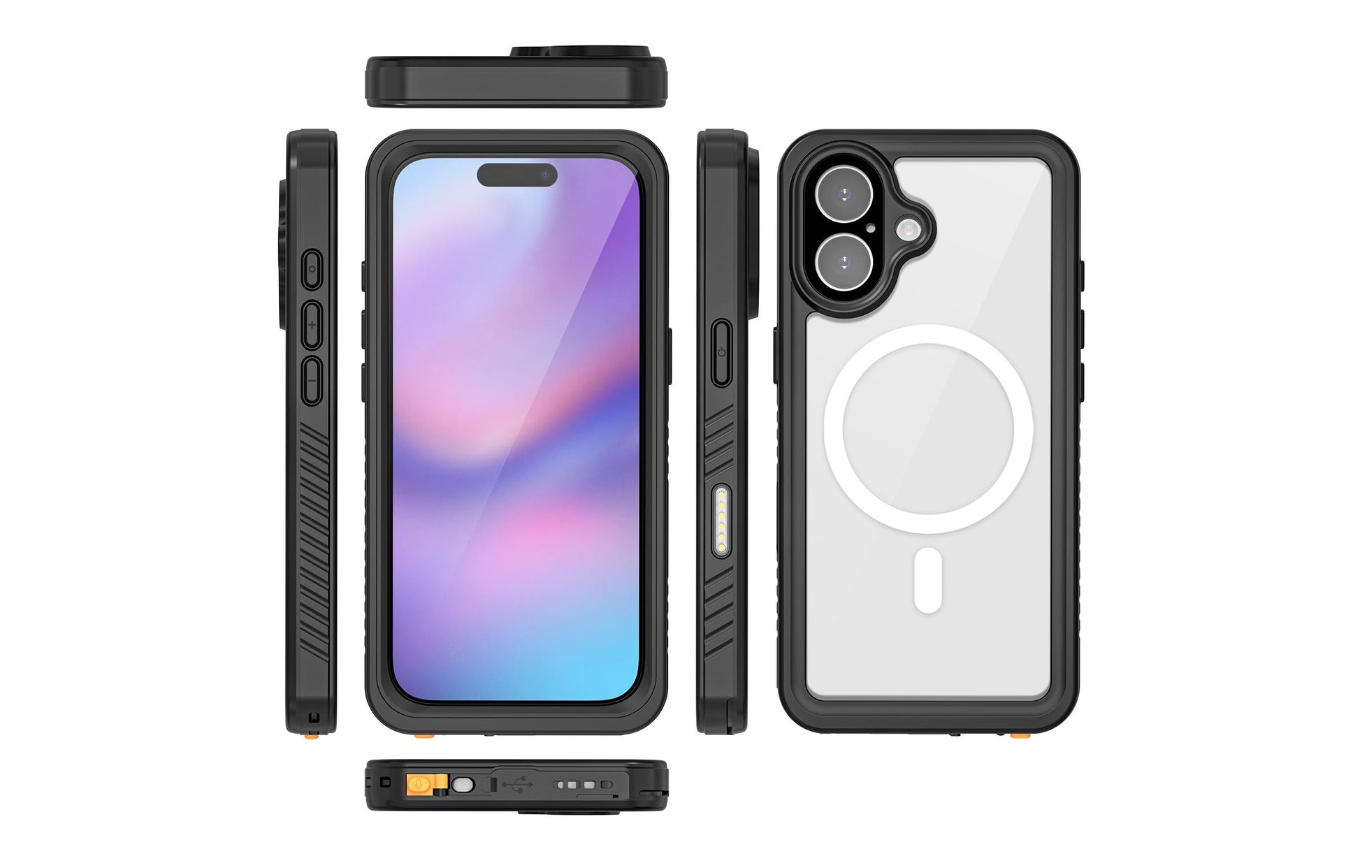 4smarts Backcover – für Apple iPhone 17 – schwarz – PC – MagSafe kompatibel, wasserdicht